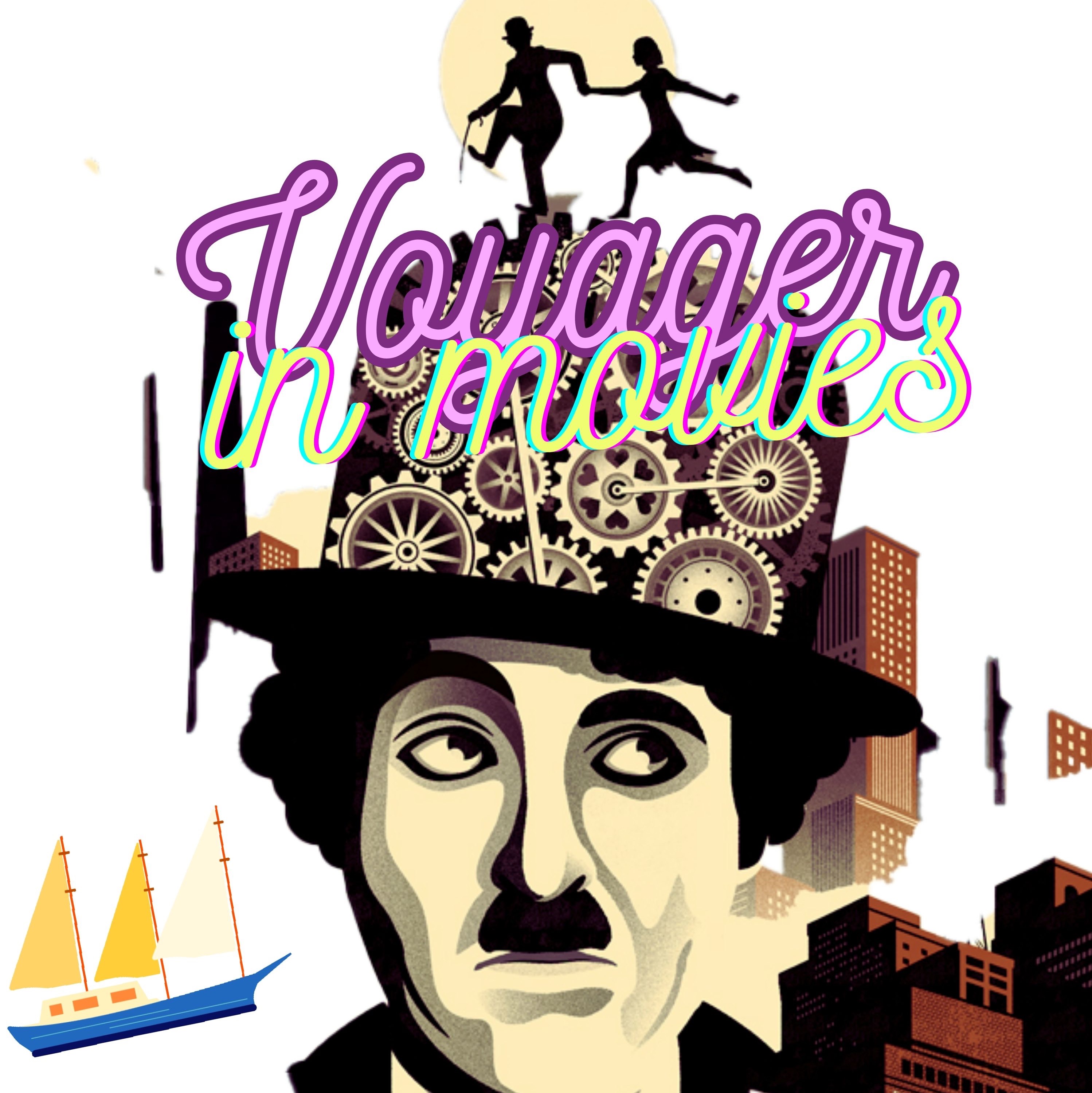 The voyagers in films podcast artwork
