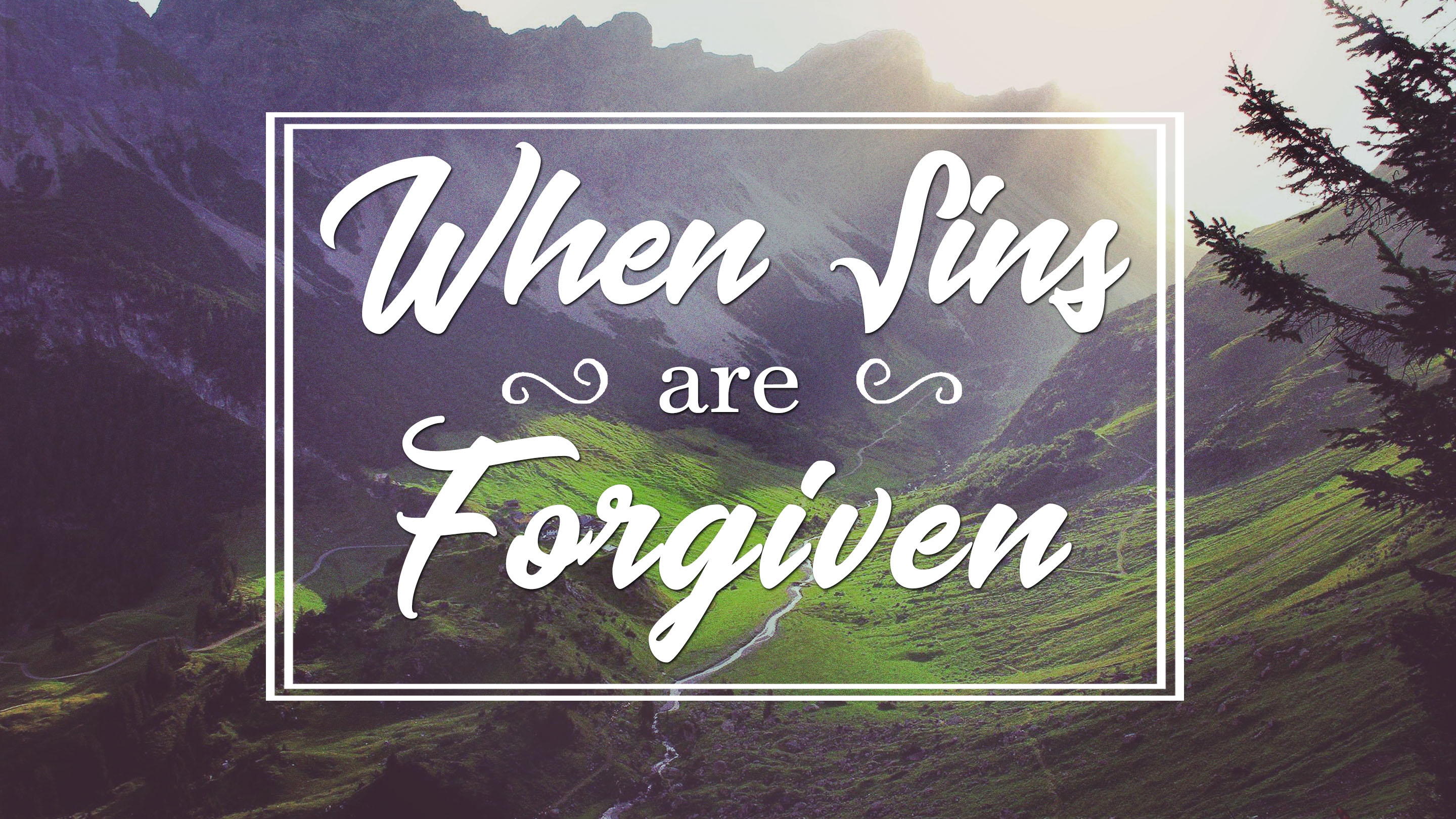 When Sins Are Forgiven episode artwork