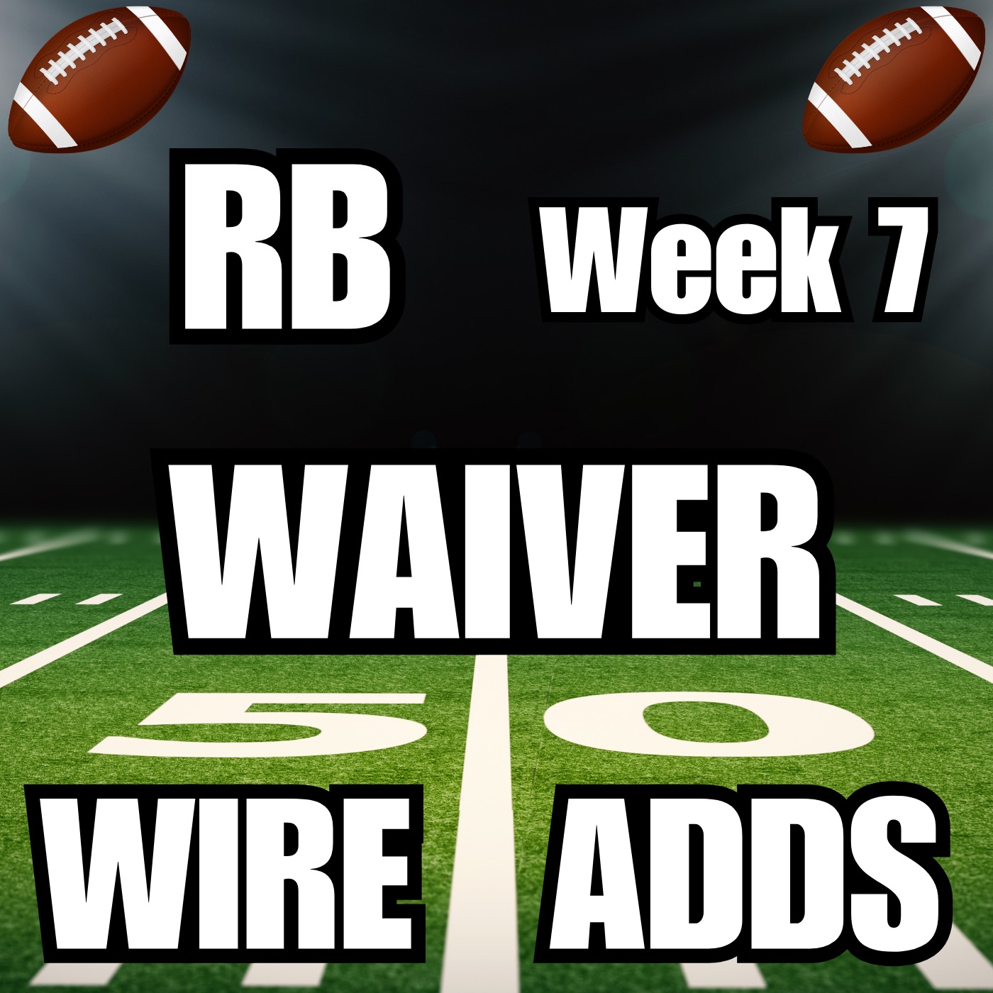 Week 7 RB Waiver Wire Adds episode artwork
