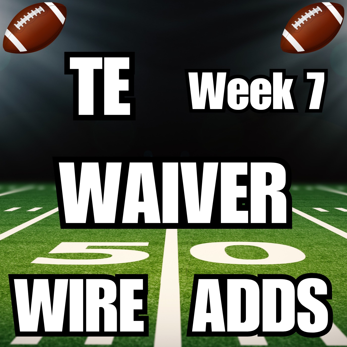 Week 7 TE Waiver Wire Adds episode artwork