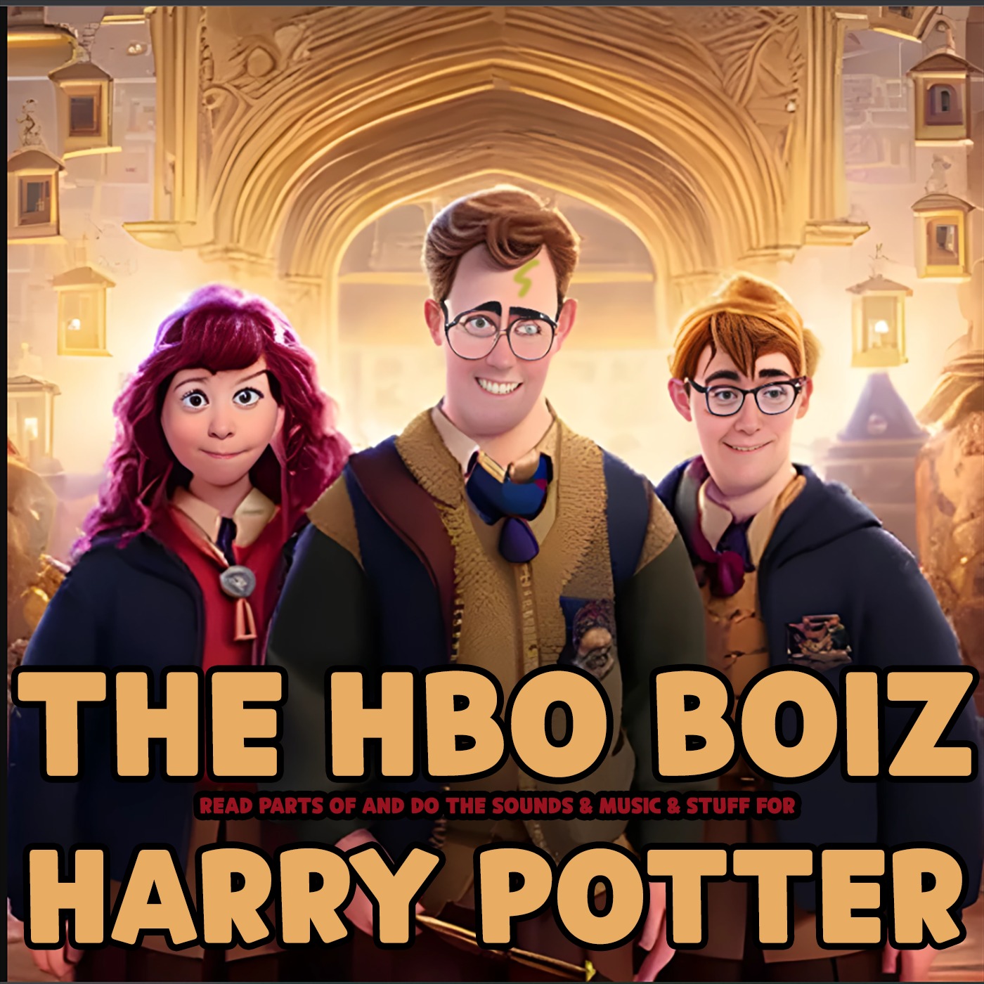 THE HBO BOIZ READ PARTS OF HARRY POTTER & DO THE SOUNDS & MUSIC AND STUFF