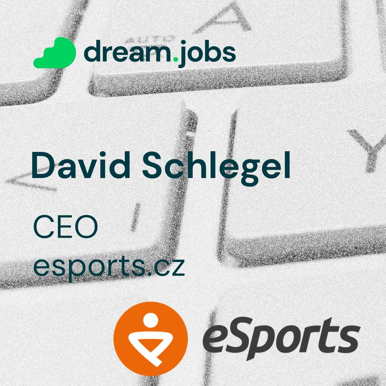 Obal epizody #49 — David Schlegel · CEO · esports.cz