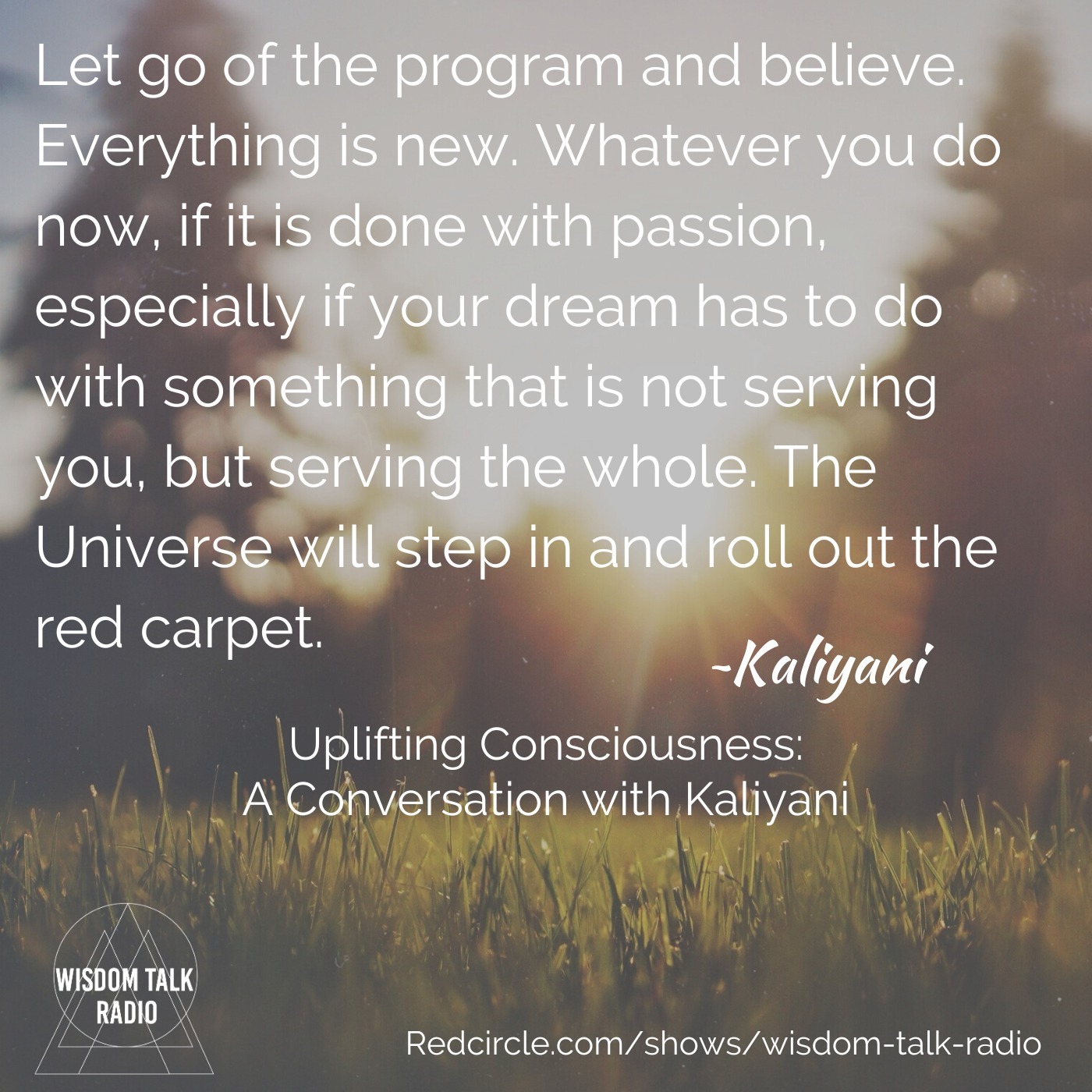 Uplifting Consciousness: a Conversation with Kaliyani