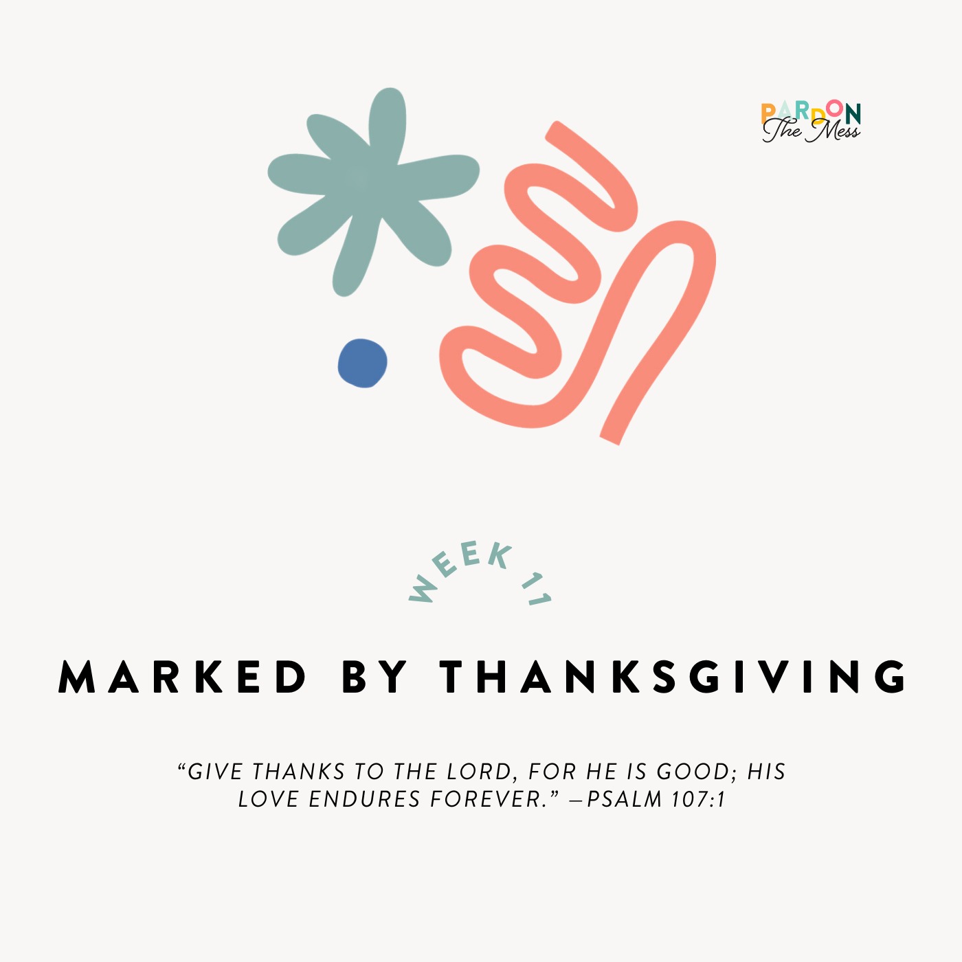 BONUS: Marked by Thanksgiving