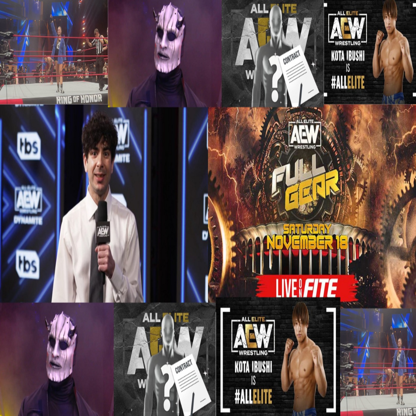 E172: AEW Full Gear Media Call With AEW CEO Tony Khan Ronda Rousey ROH Debut & Full Gear Predictions