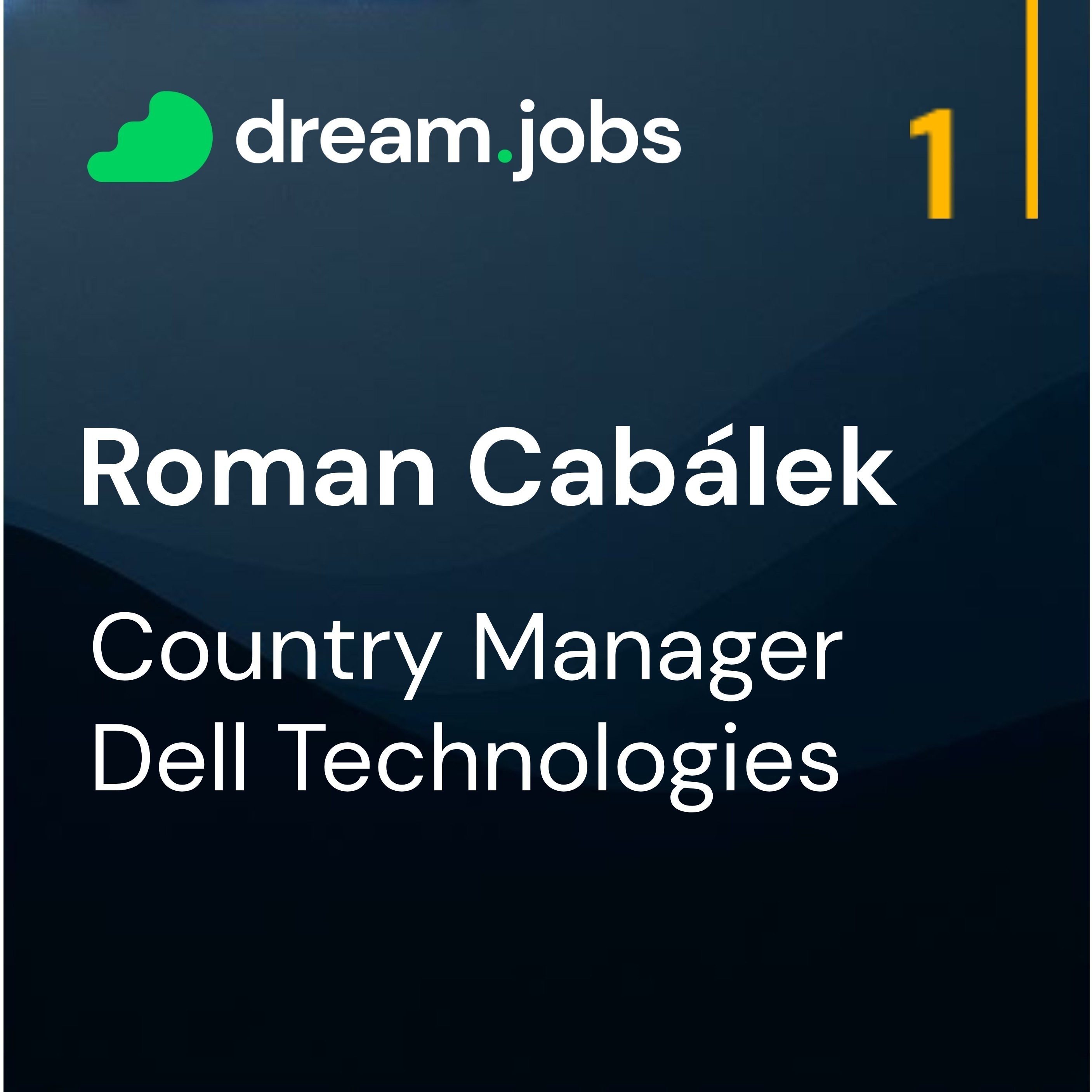 Obal epizody #50 — Roman Cabálek · Country Manager · Dell Technologies