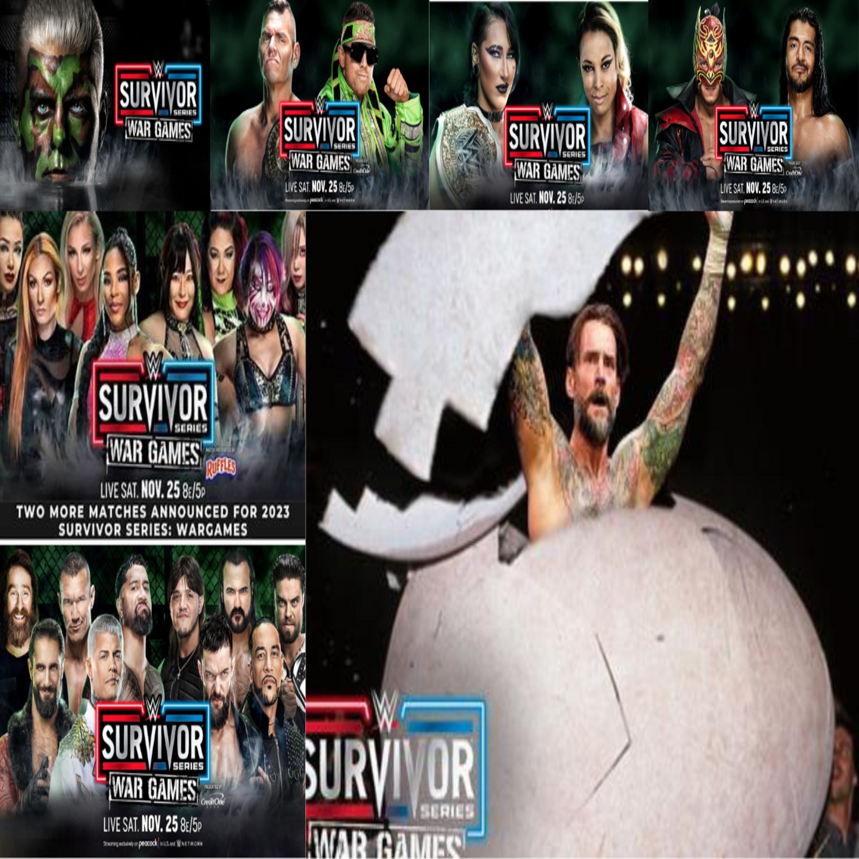 E175: WWE Survivor Series: WAR GAMES Predictions? Who Turns on Who? CM Punk Return?