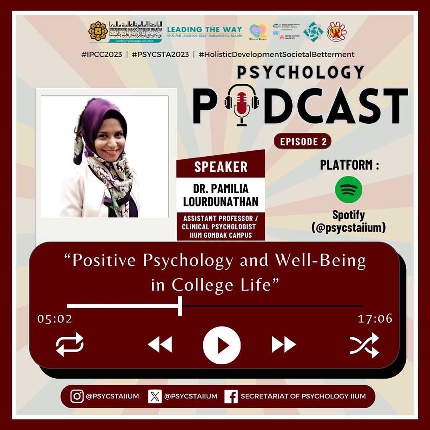 Ep 2: “Positive Psychology and Well-Being in College Life”