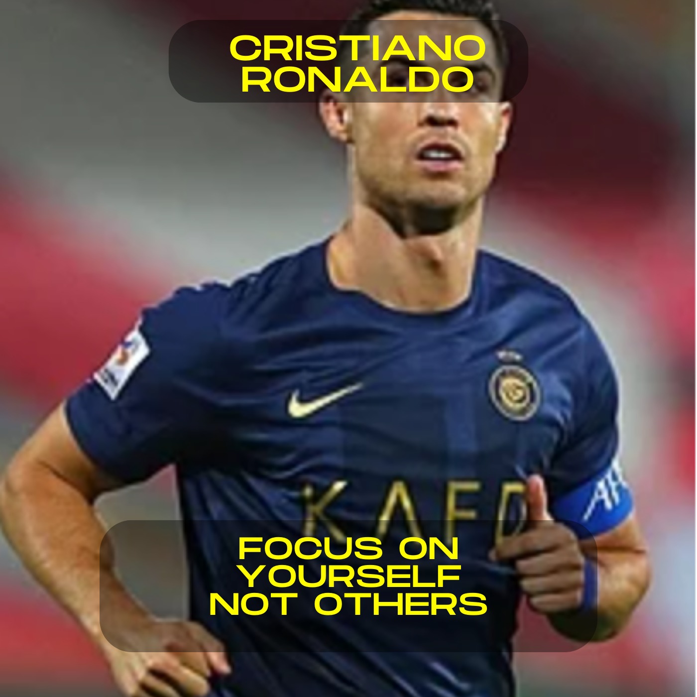Cristiano Ronaldo; Focus on yourself not others motivational speech