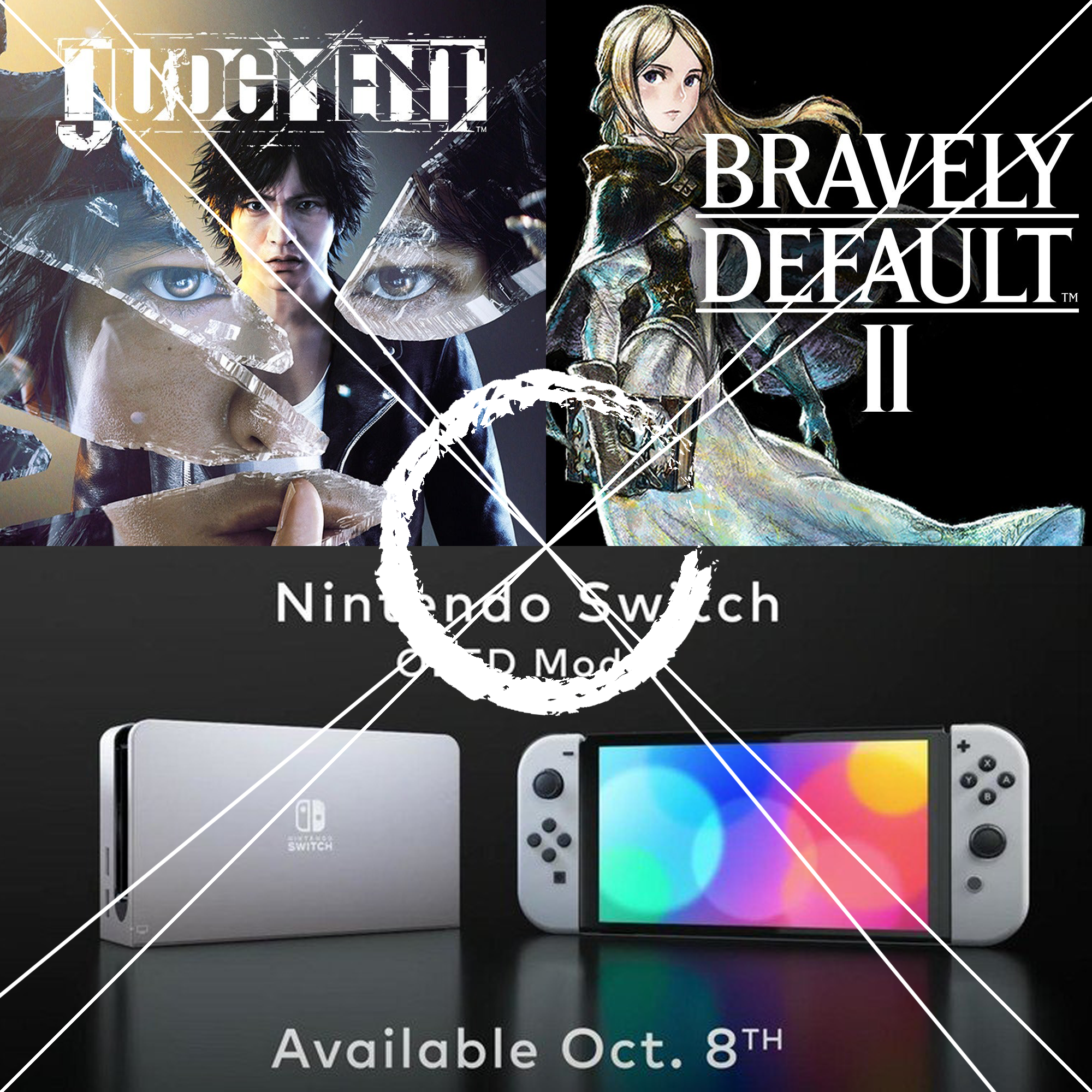 KOV - Judgment + BravelyDefault2 + SwitchOLED episode artwork