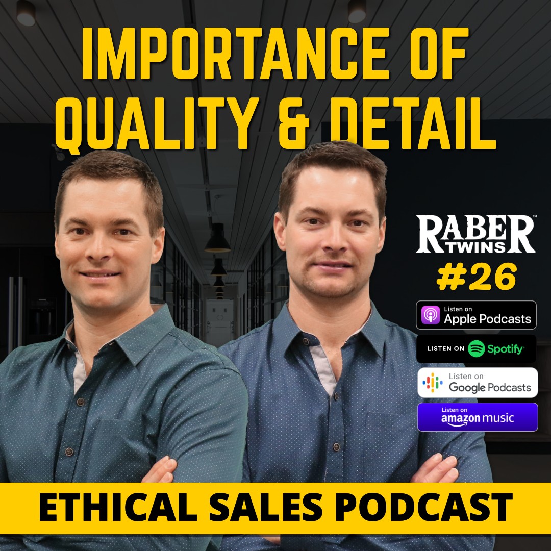 026: IMPORTANCE OF QUALITY & DETAIL by the Raber twins episode artwork