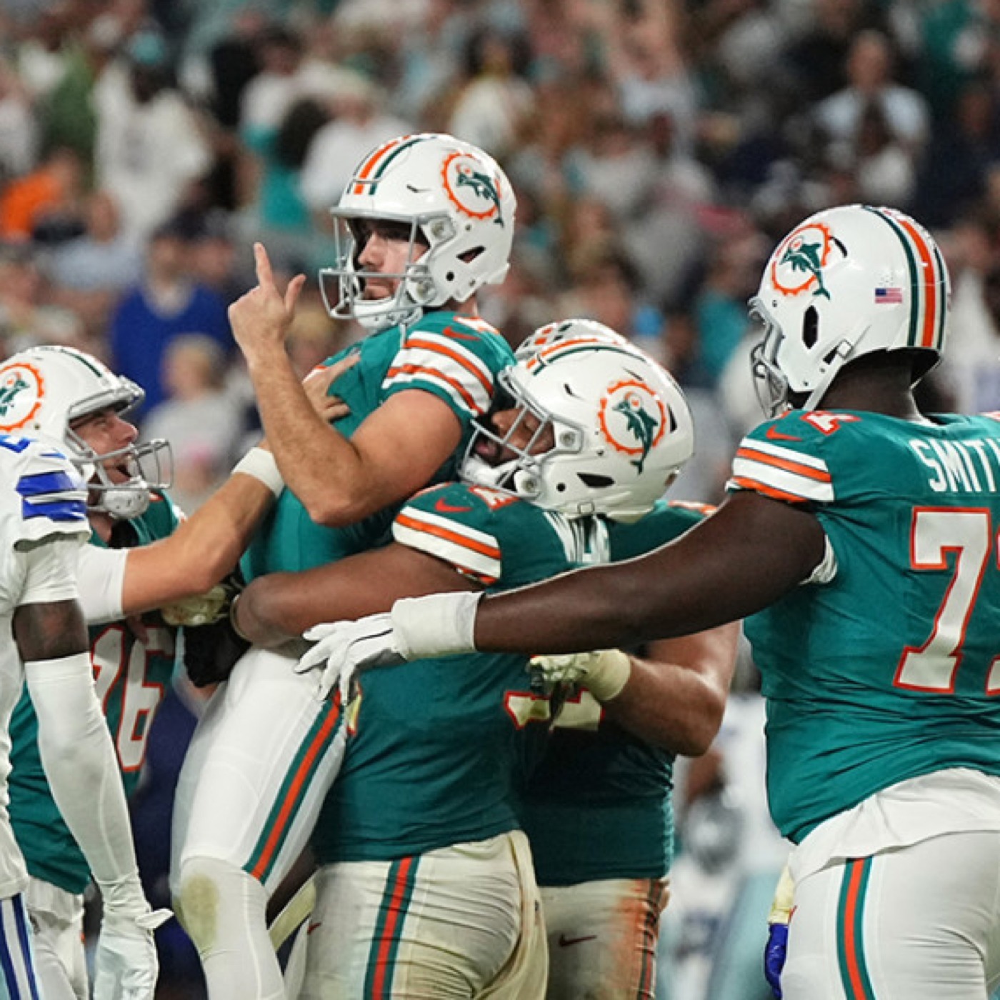 Sanders Stuff The Dolphins Stockings!