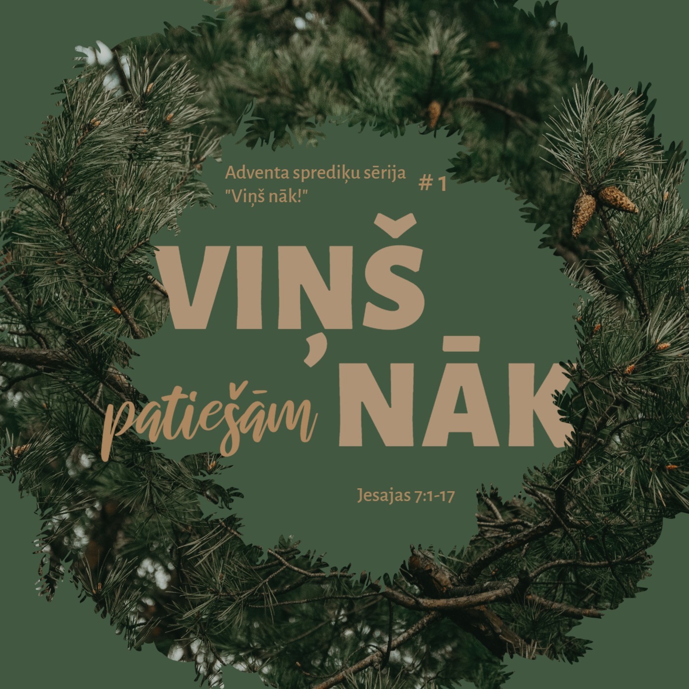 "Viņš patiešām nāk!" - Jesajas 7:1-17 (03.12.2023.) episode artwork