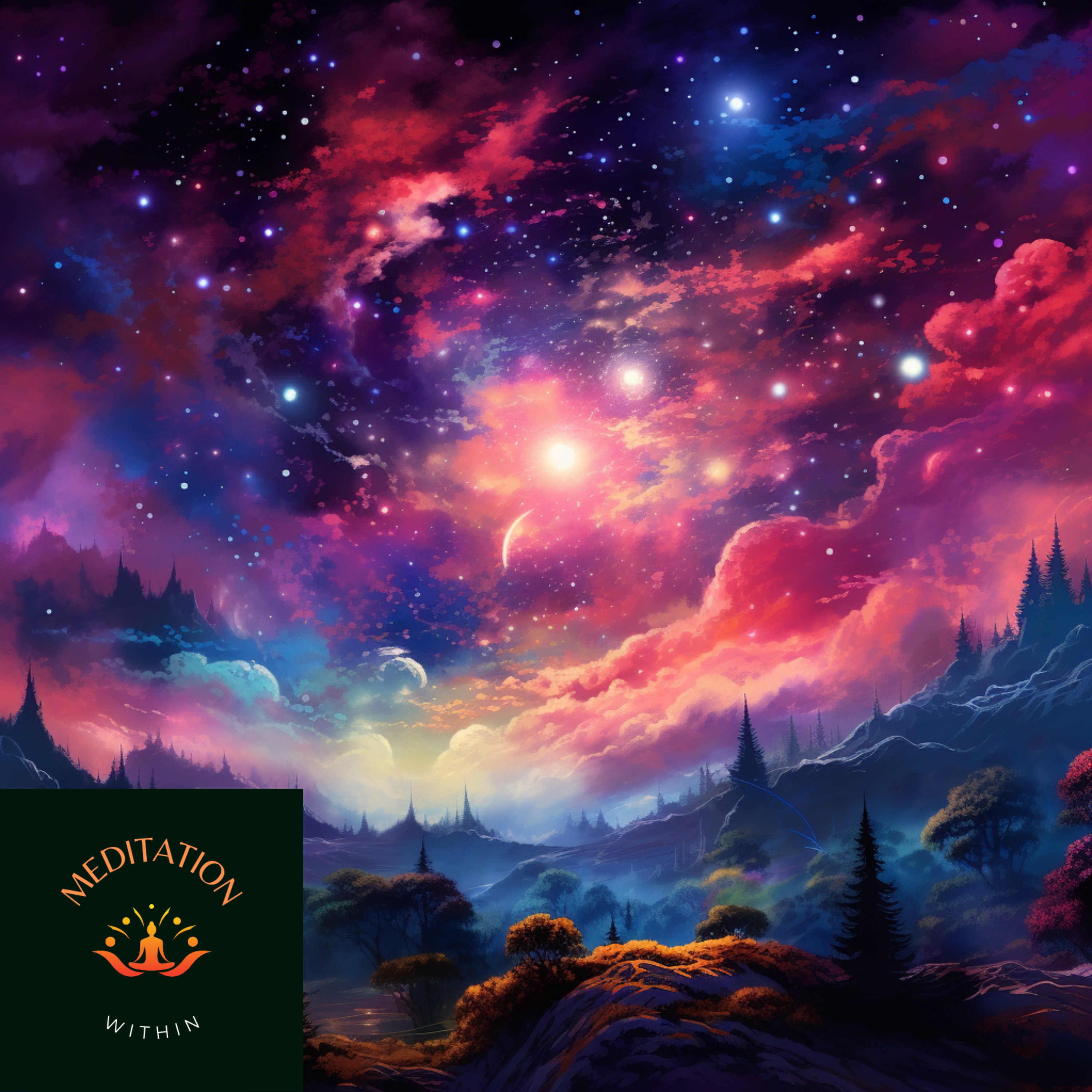 Ep.19 - 10 Minute Meditation | Mountain Magic 🏞️✨ | Meditation under a Celestial 432 Hz Sky episode artwork