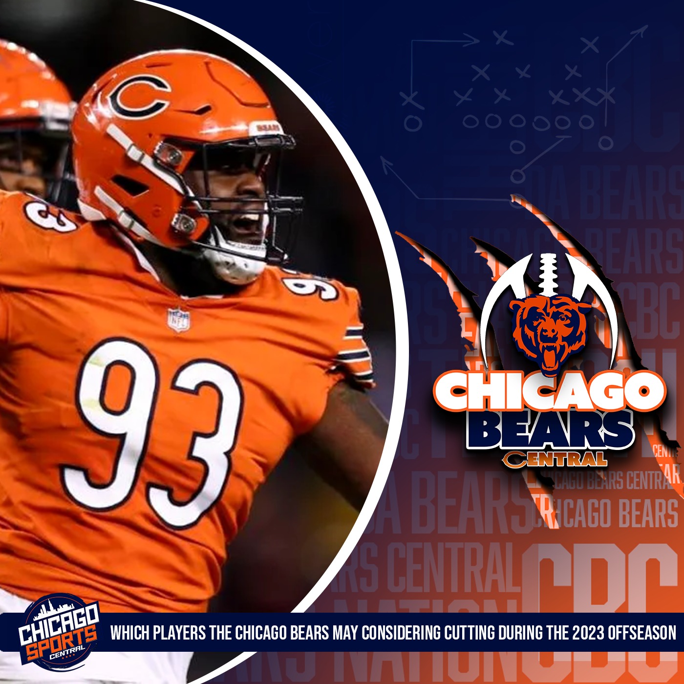 Which players The Chicago Bears May Considering Cutting During the 2023 Offseason