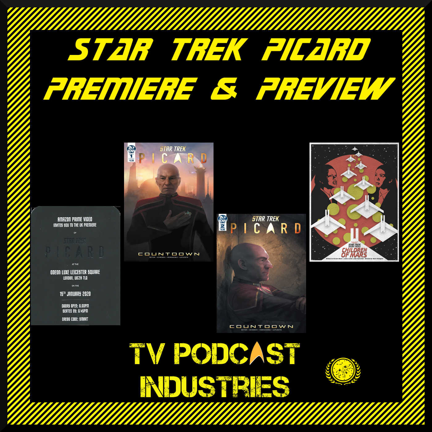 Star Trek Picard European Premiere episode artwork
