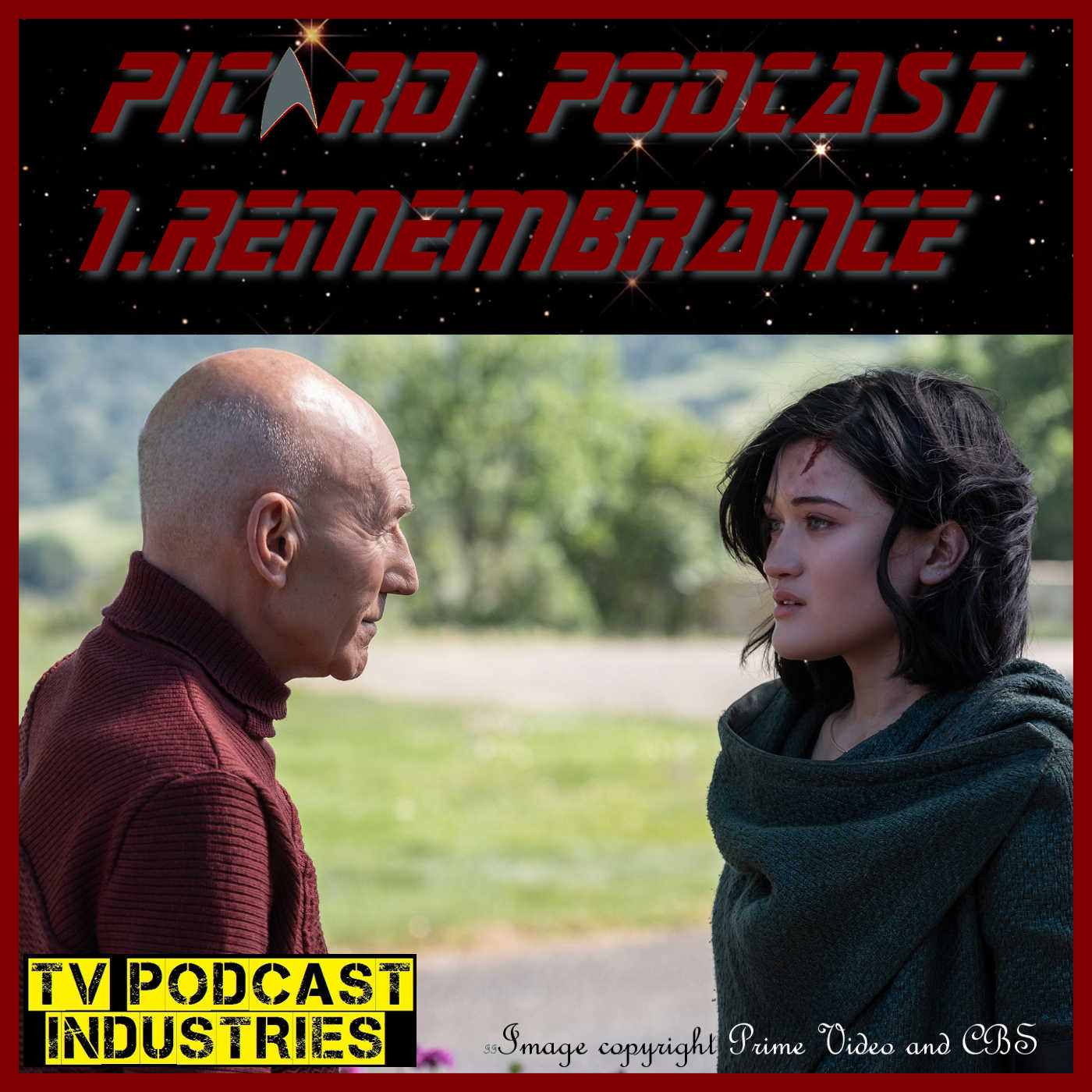 Star Trek Picard Episode 1 "Remembrance" episode artwork