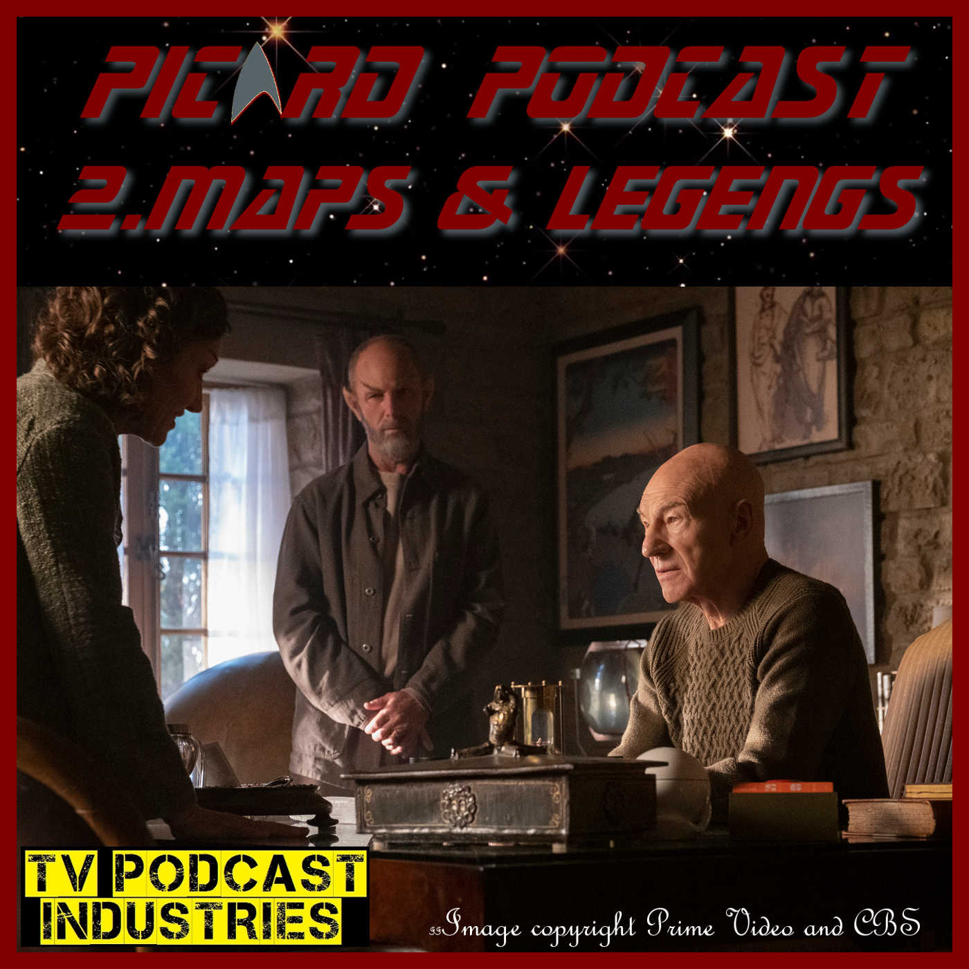 Star Trek Picard Episode 2 "Maps and Legends" episode artwork