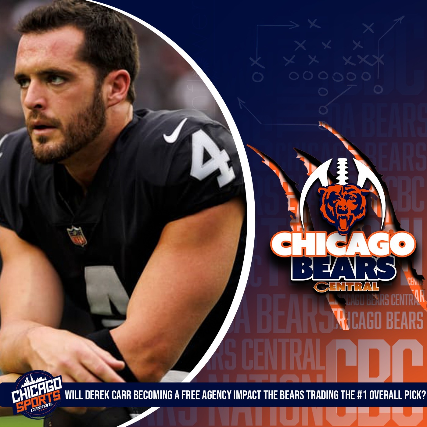 Will Derek Carr Becoming A Free Agency Impact The Bears Trading The #1 Overall Pick?
