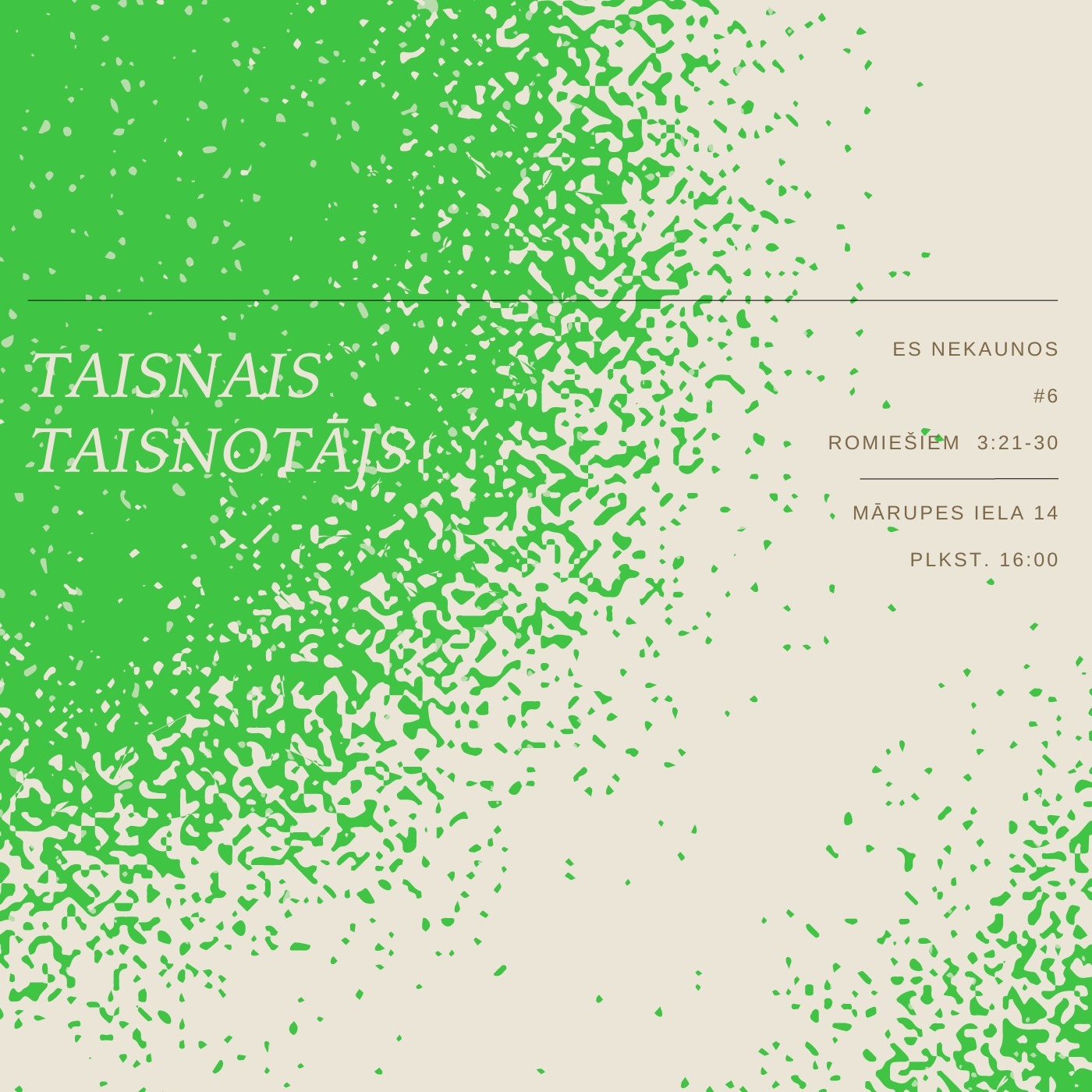 "Taisnais Taisnotājs" - Romiešiem 3:21-30 (12.02.2023.) episode artwork