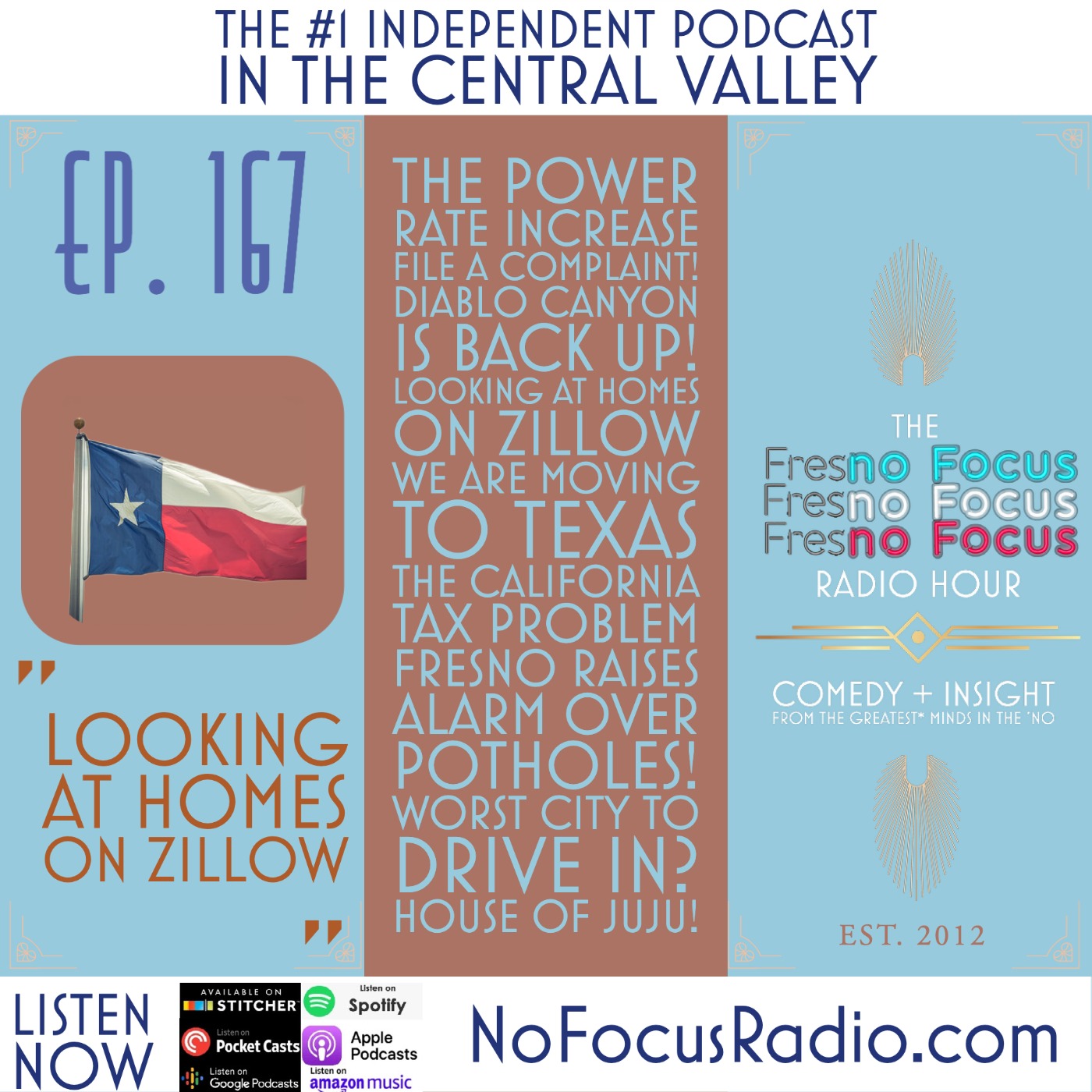 The no Focus Radio Hour Ep 167: "Looking at homes on Zillow."