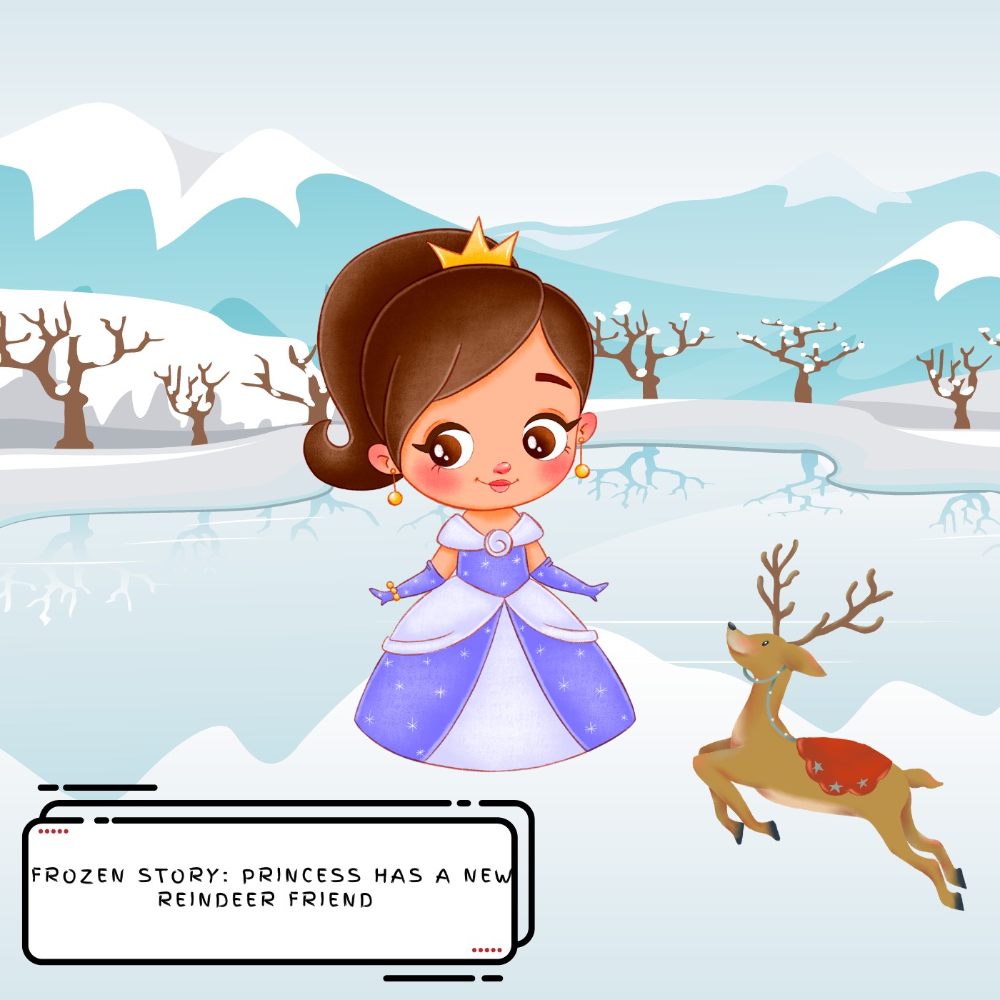Frozen Story: Princess have a new Reindeer Friend