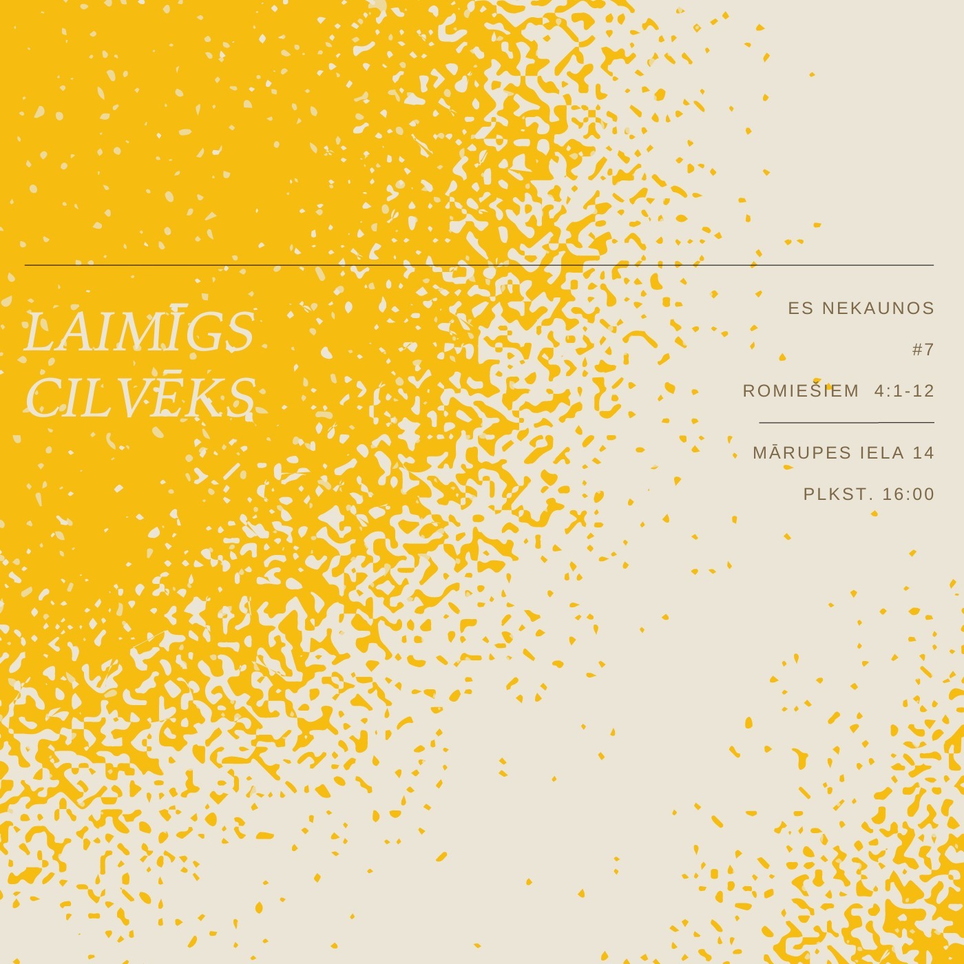 "Laimīgs cilvēks" - Romiešiem 4:1-12 (19.02.2023.) episode artwork
