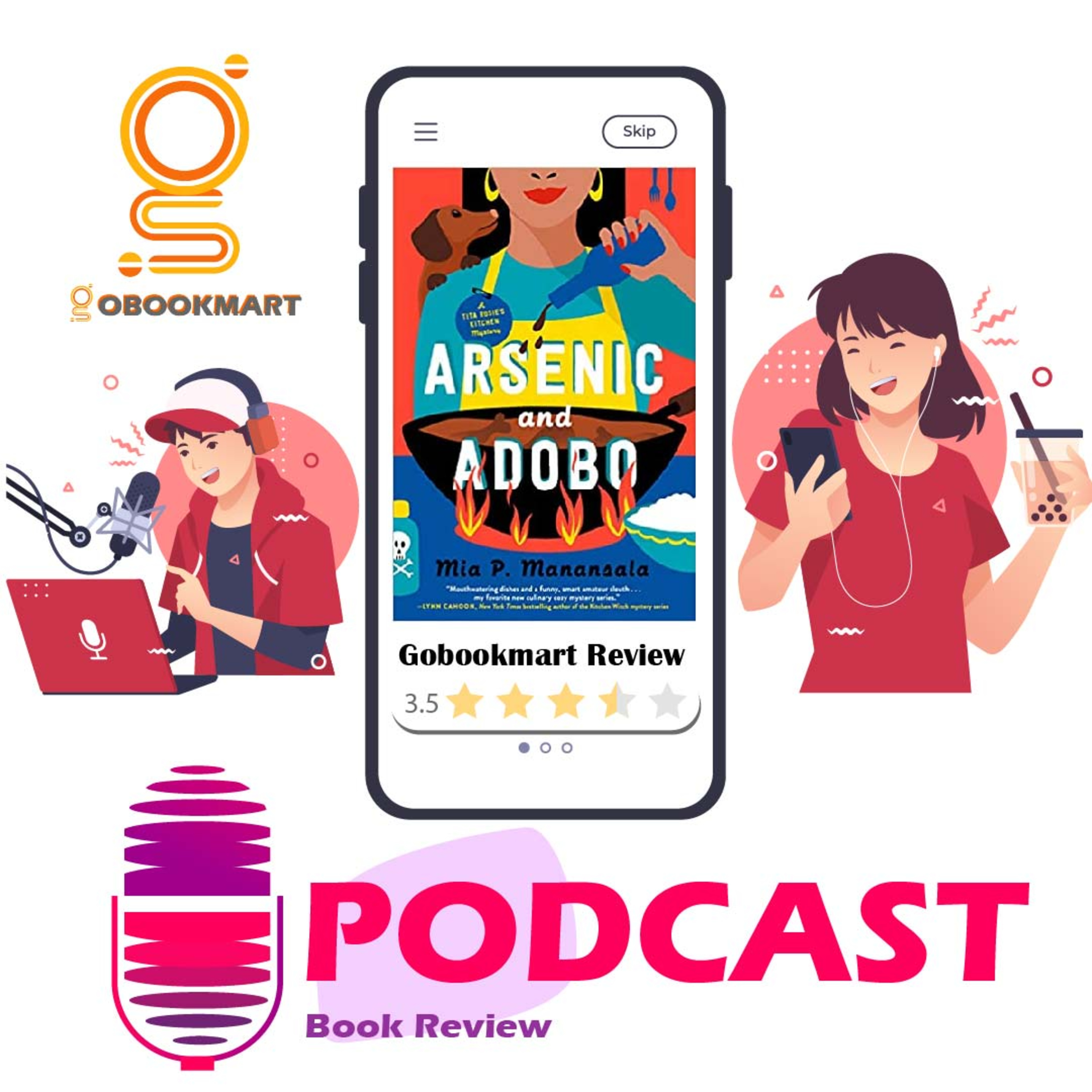 Arsenic and Adobo: Book By Mia P. Manansala | Book Review Podcast episode artwork
