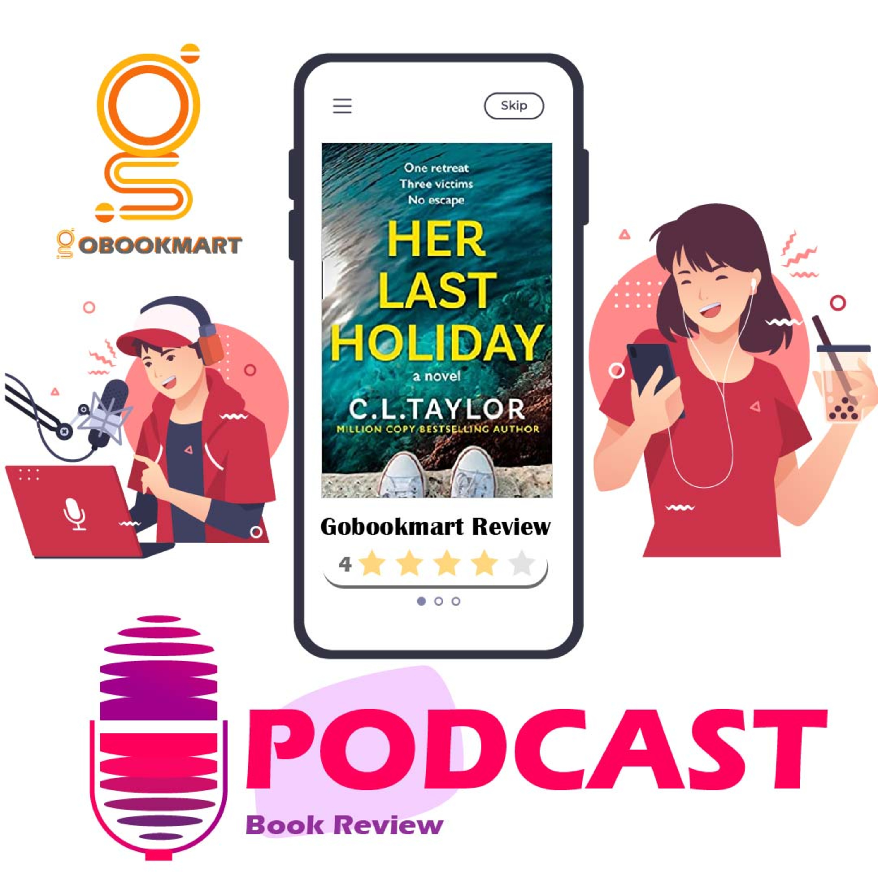 Her Last Holiday: Book By C.L. Taylor | Book Review Podcast episode artwork