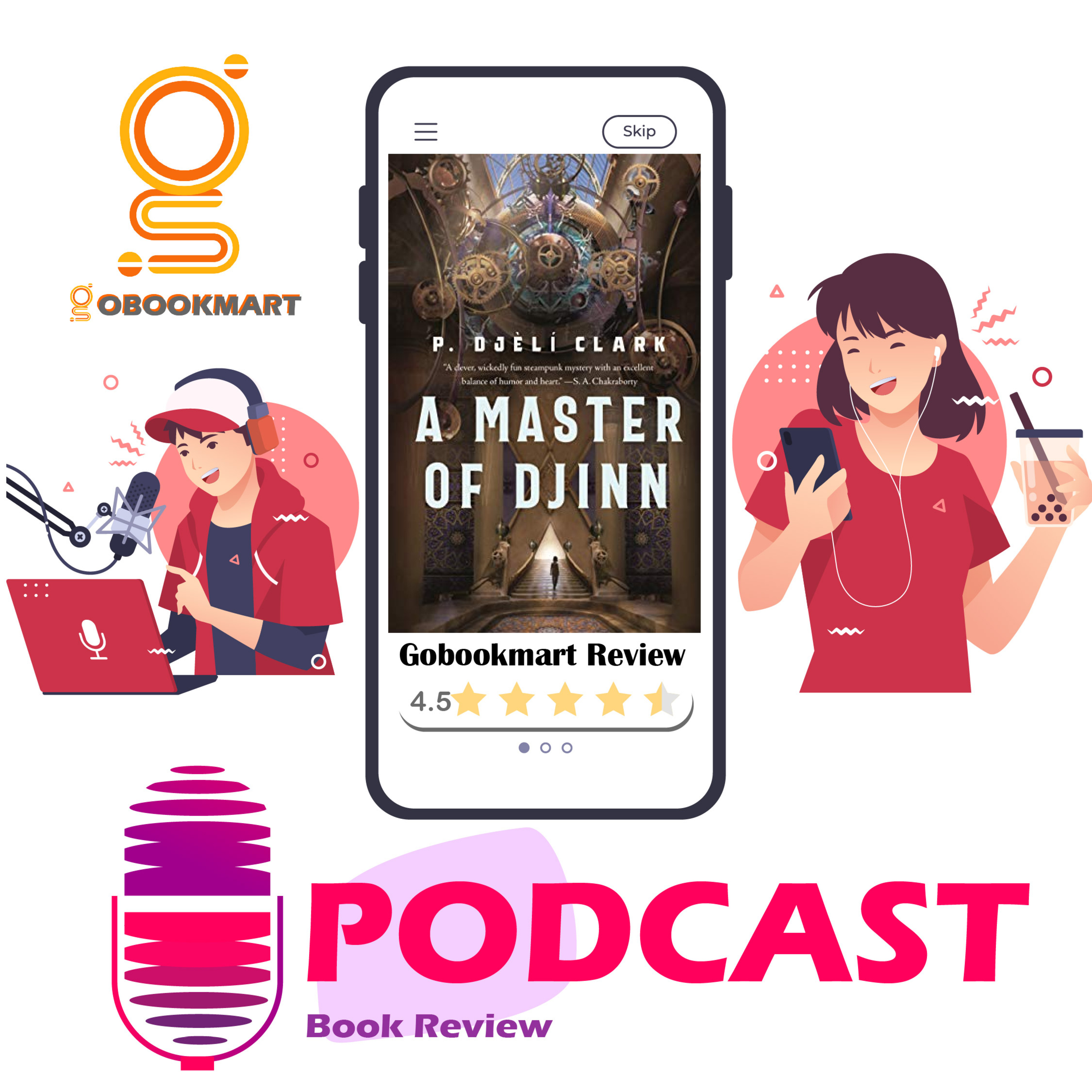 A Master of Djinn: By P. Djèlí Clark | Book Review Podcast episode artwork