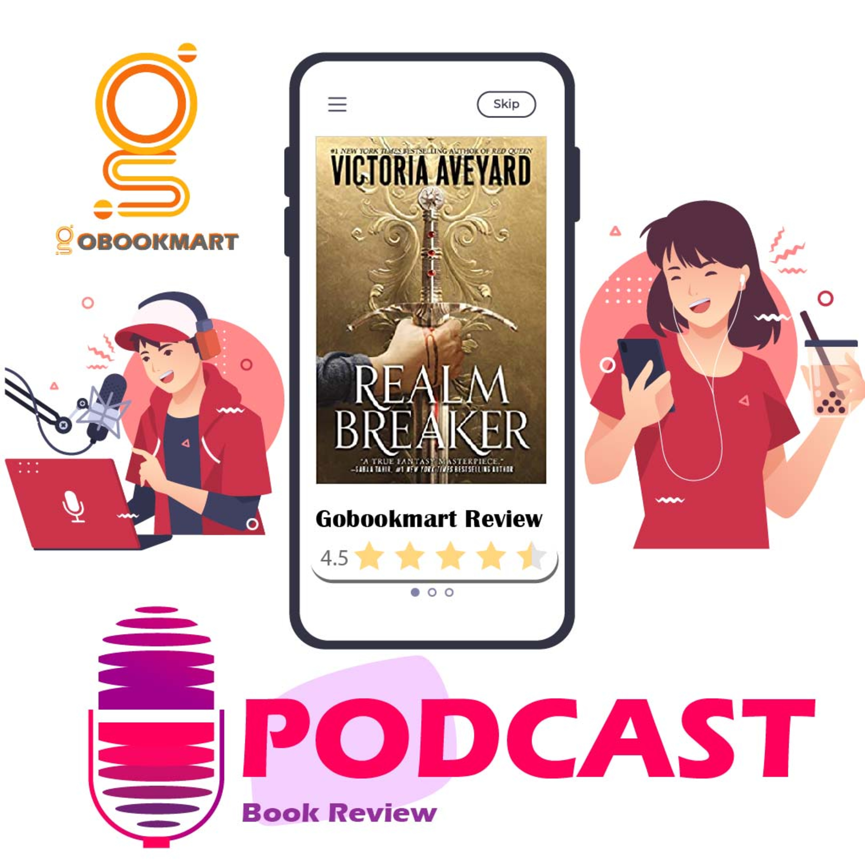Realm breaker: Book By Victoria Aveyard | Book Review Podcast episode artwork