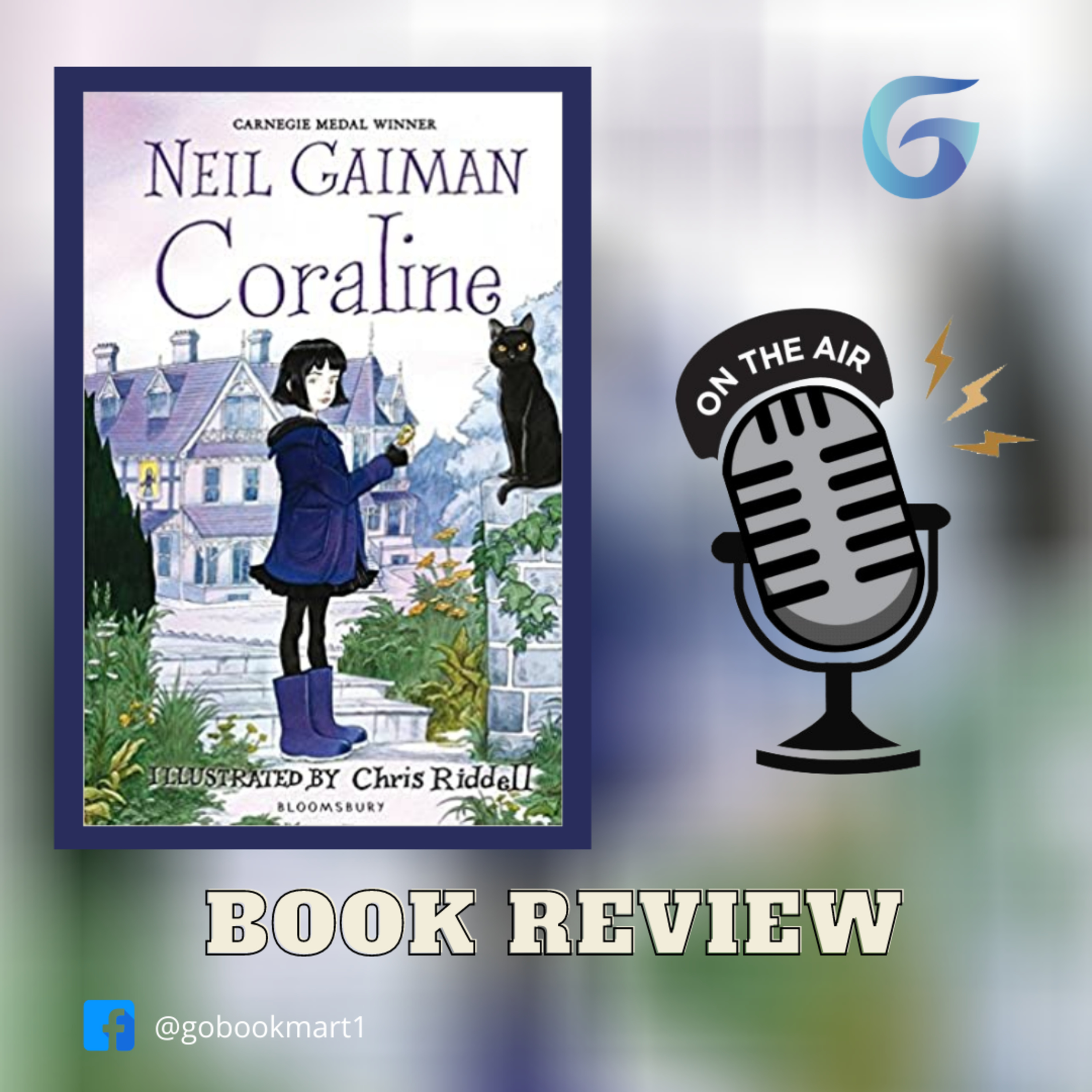 Coraline : By - Neil Gaiman - Novel Review Podcast episode artwork
