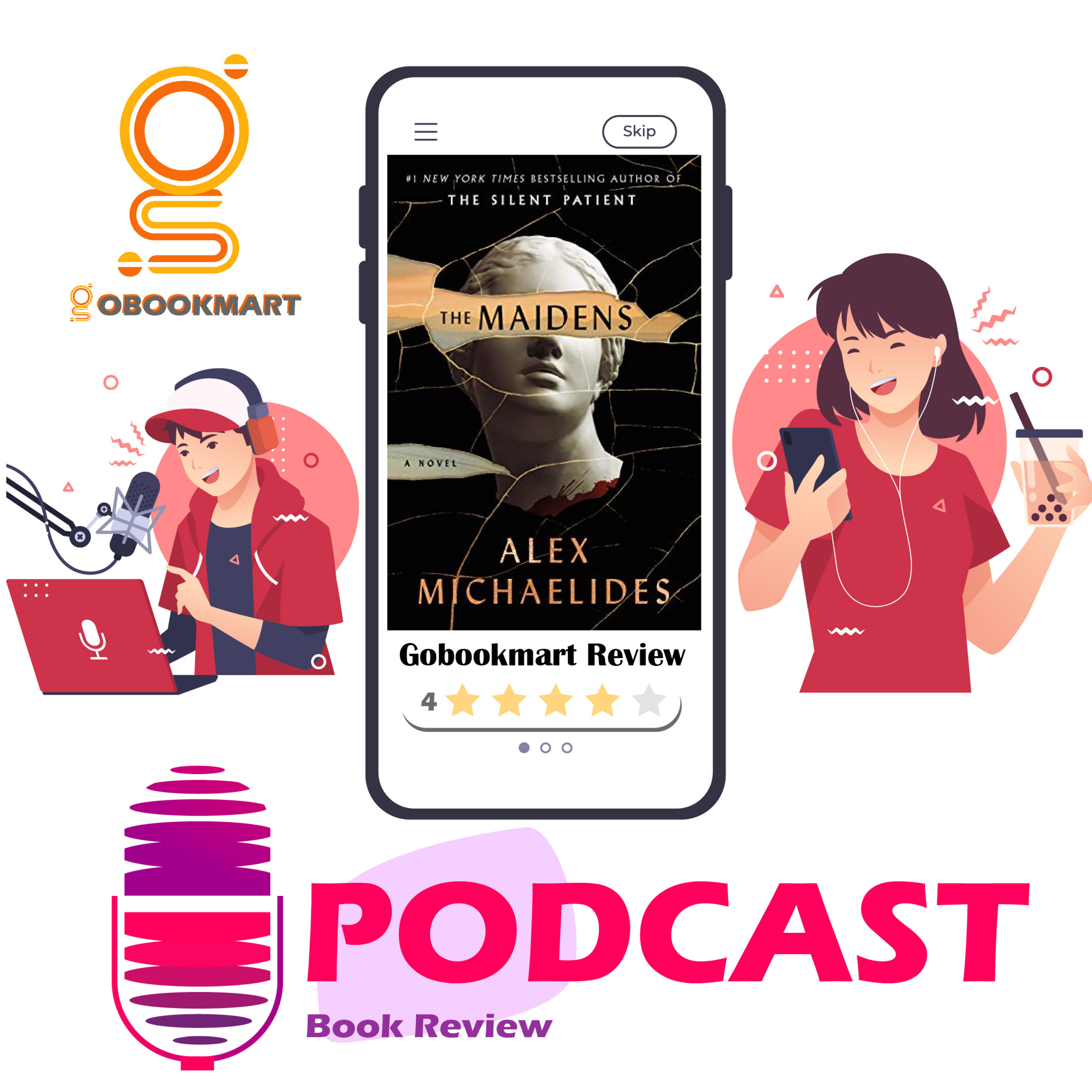 The Maidens: By Alex Michaelides | Book Review Podcast episode artwork