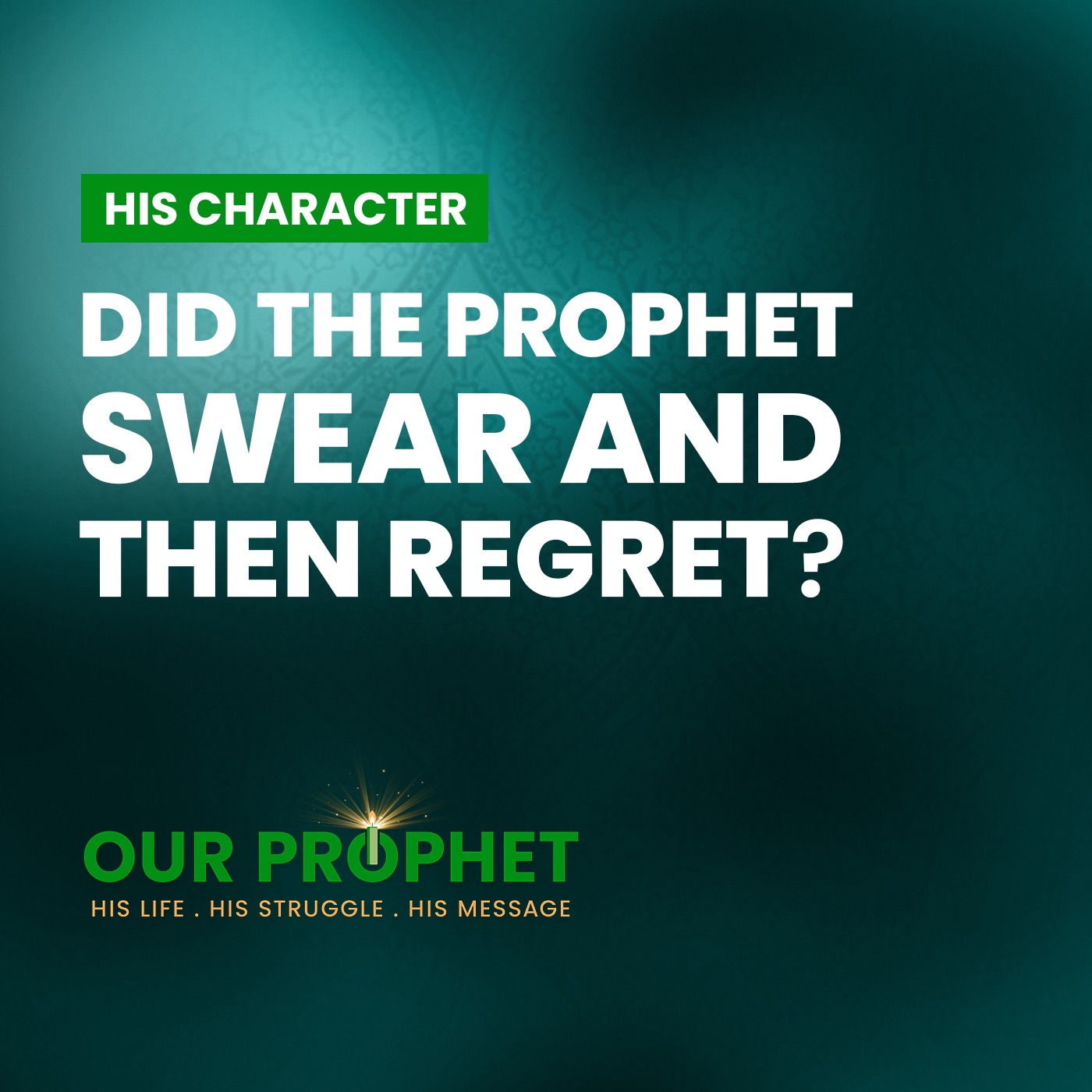 Ep 231: Examining Prophet's Swearing at the Jews of Banu Qurayza | #OurProphet episode artwork