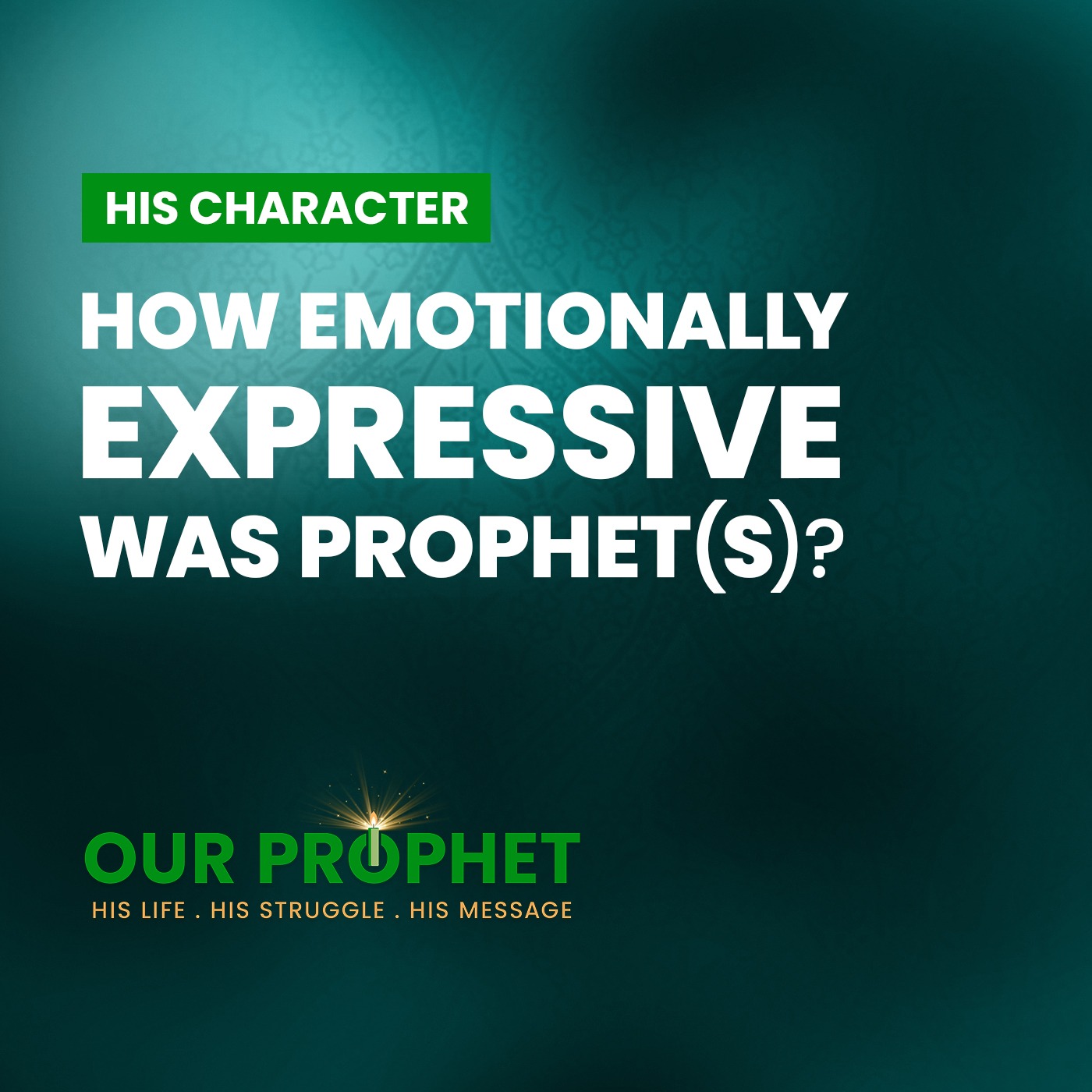 Ep 242: Examining The Emotional Dimension of Prophet's Personality | #OurProphet episode artwork
