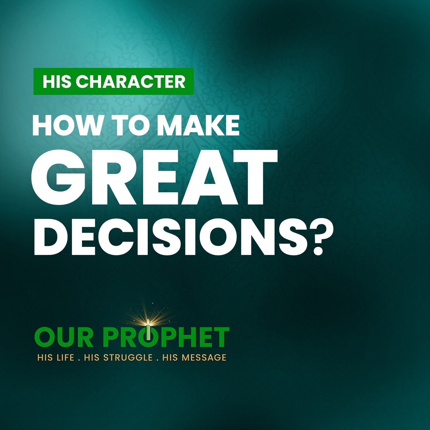 Ep 243: Lessons on Emotional Intelligence from the Life of Prophet | #OurProphet episode artwork
