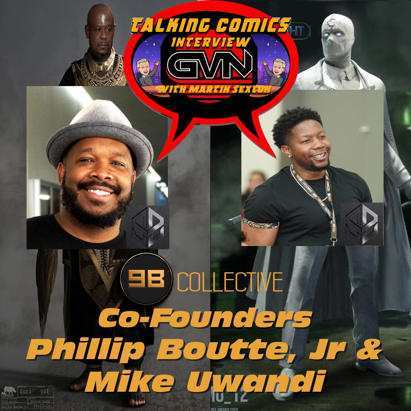 GVN Talking Comics Interview With 9B Collective's Phillip Boutte Jr. & Mike Uwandi