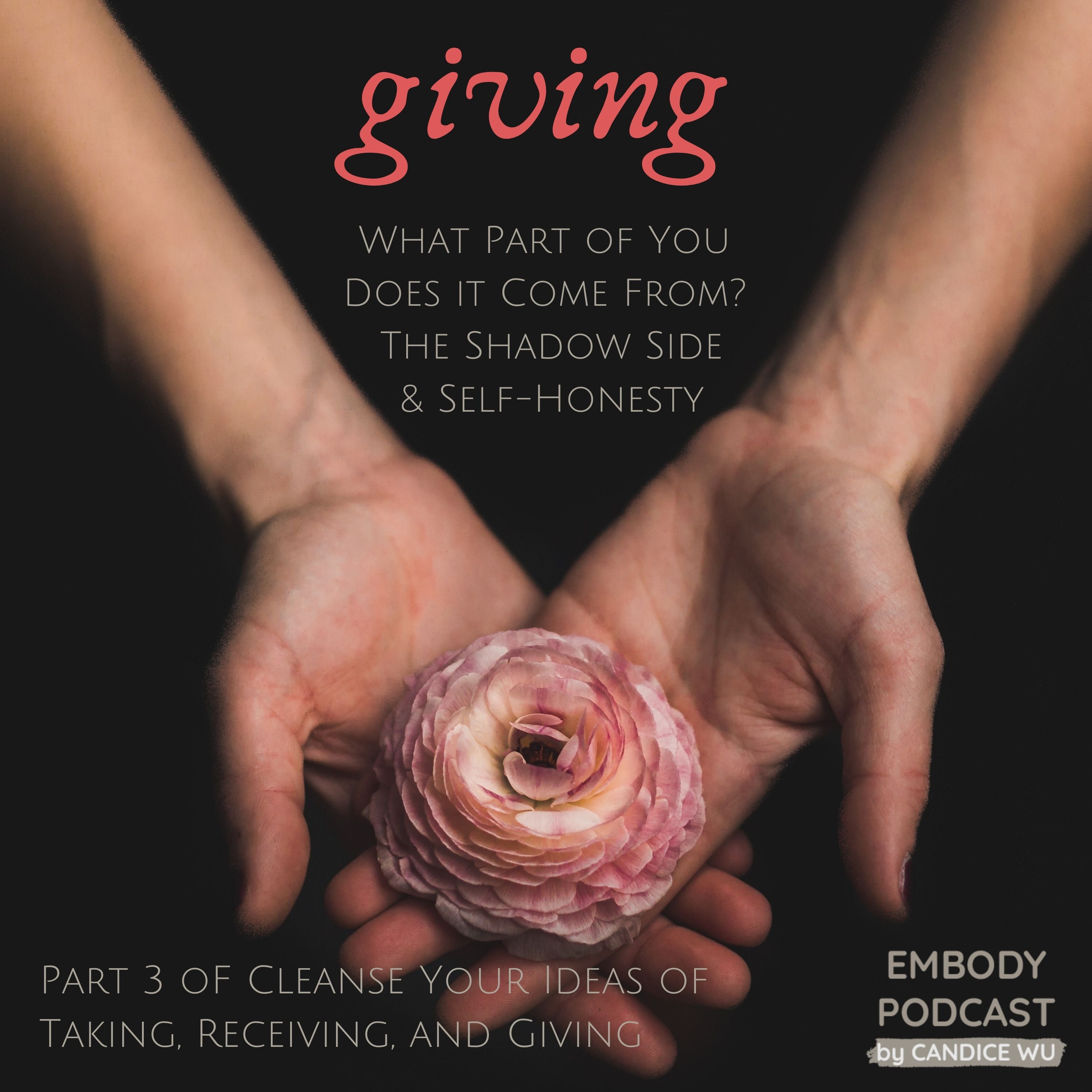 99: Giving: What Part of You Does it Come From? The Shadow Side and Self-Honesty: Part 3 of Cleanse Your Ideas of Taking, Receiving, and Giving