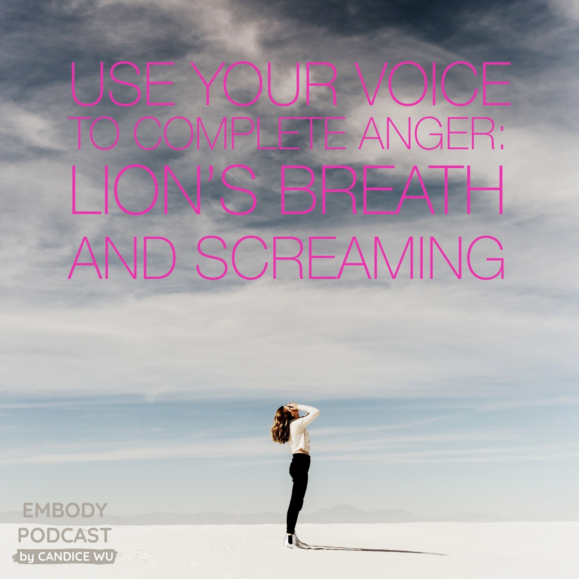 40a: Experiential: Use Your Voice to Complete Anger: Lion’s Breath and Screaming episode artwork
