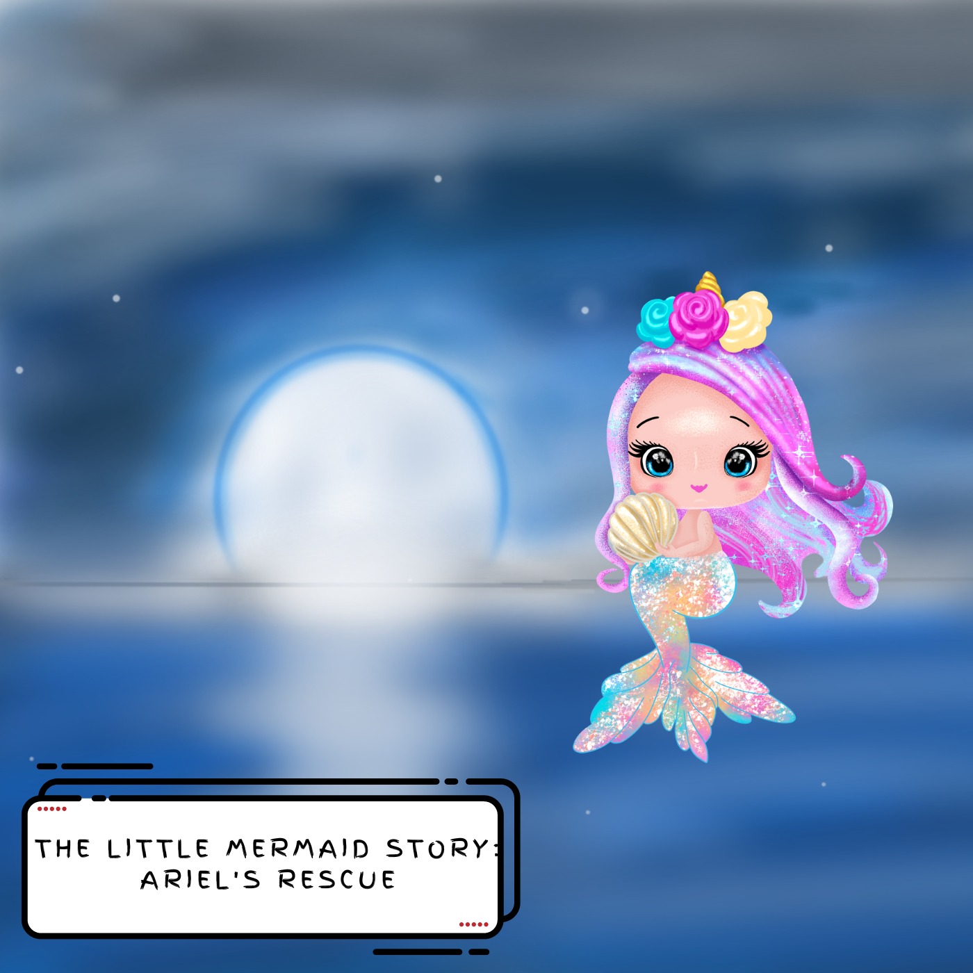 The Little Mermaid Story Ariel's Rescue Disney Stories For Kids