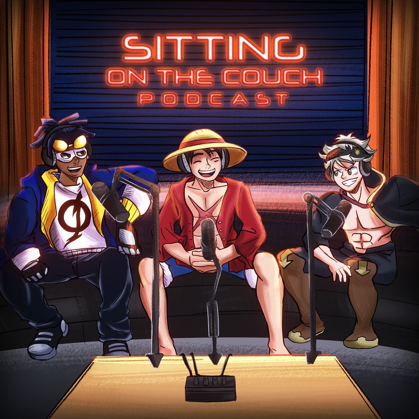 Sitting on the couch