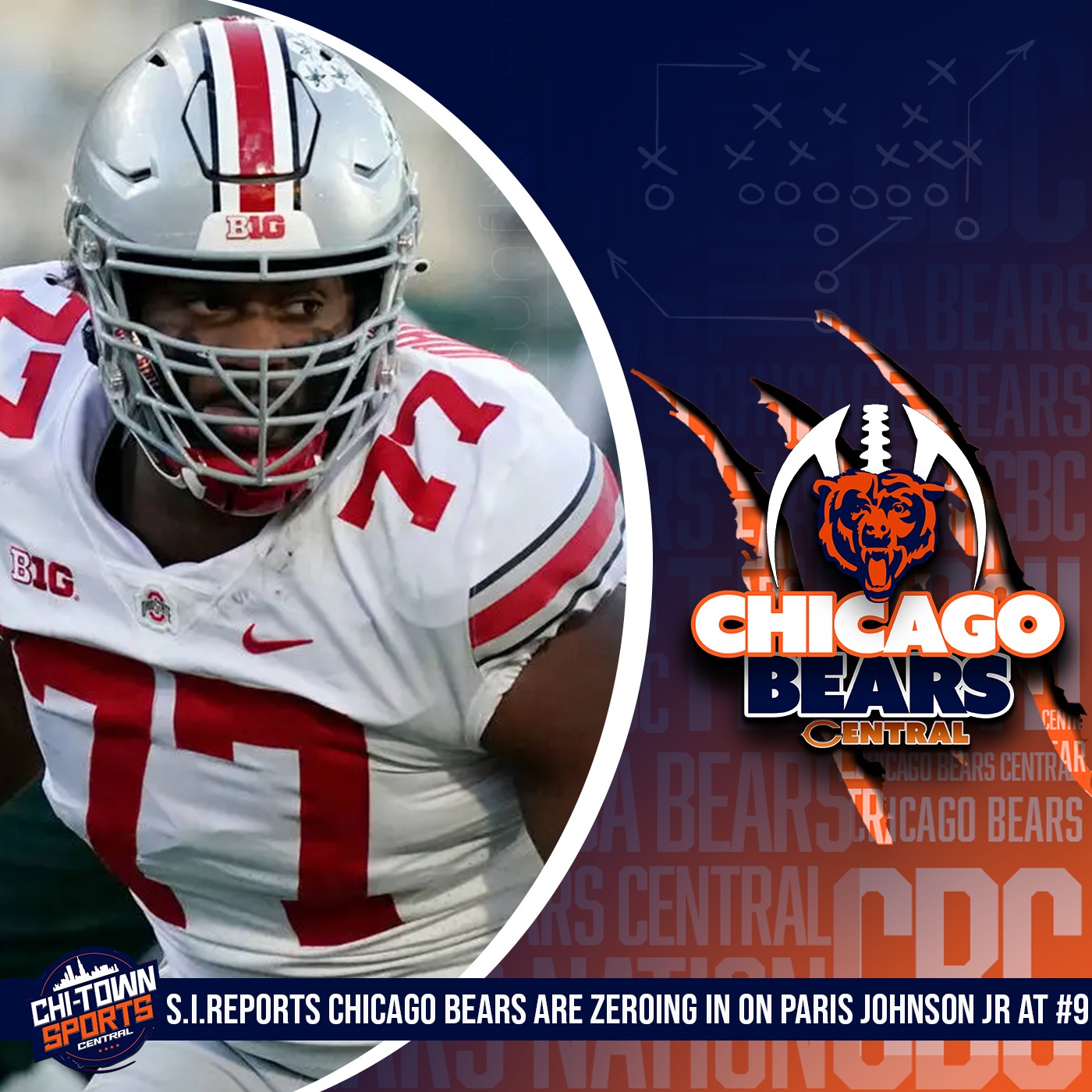 S.I.'s Albert Breer Reports Chicago Bears Are Zeroing In On Paris Johnson JR At #9