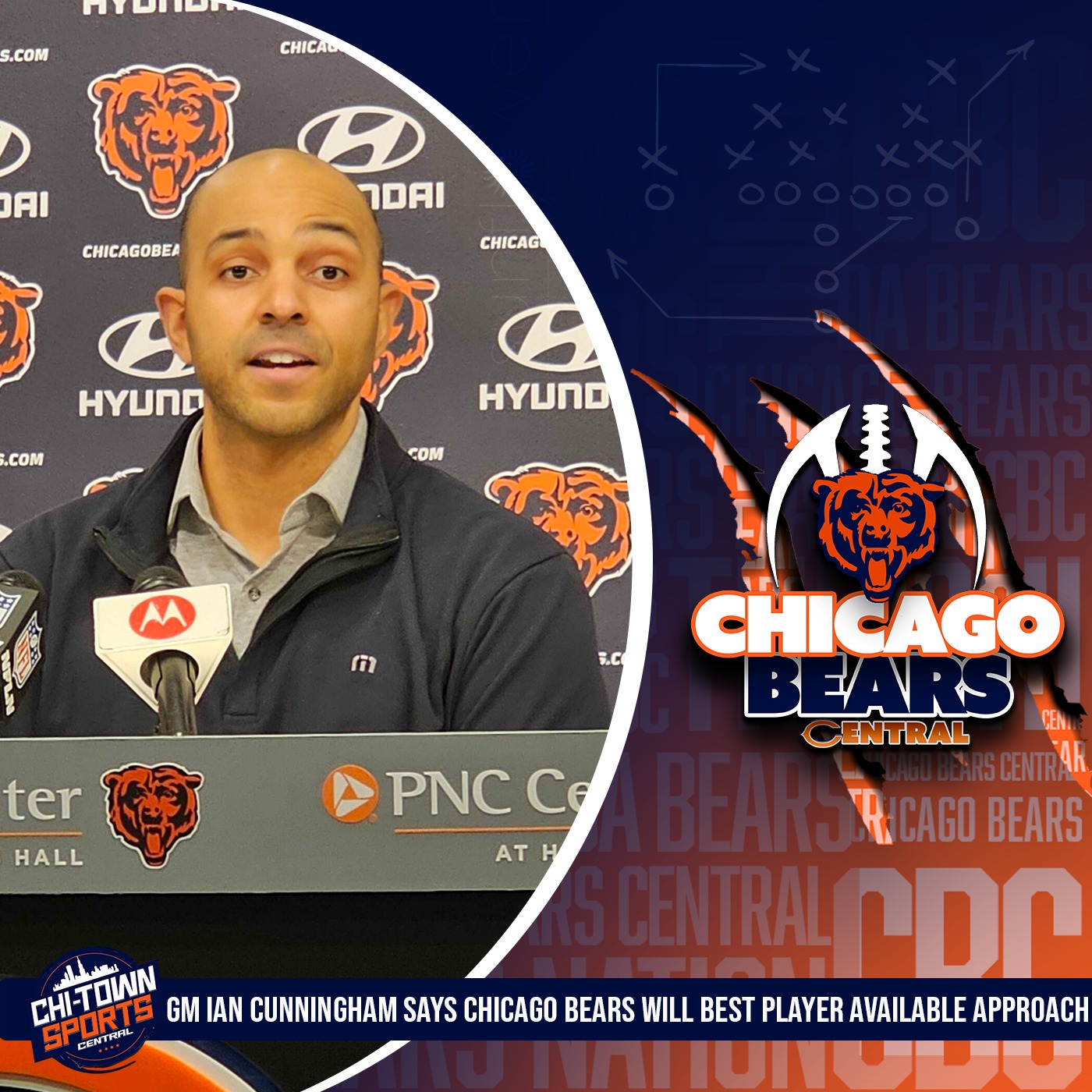 GM Ian Cunningham Says Chicago Bears Will Have Best Player Available Approach At Draft