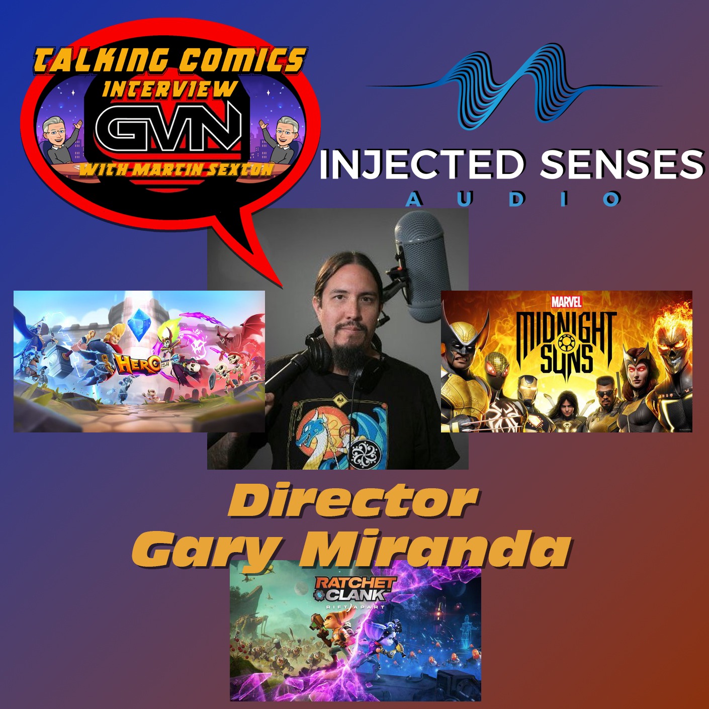 GVN Talking Comics Interview With Director Gary Miranda episode artwork