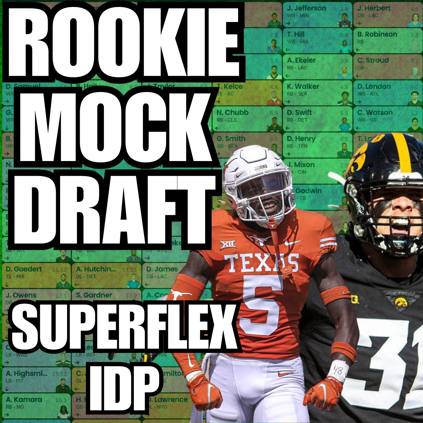 2023 Rookie Mock Draft with IDP episode artwork
