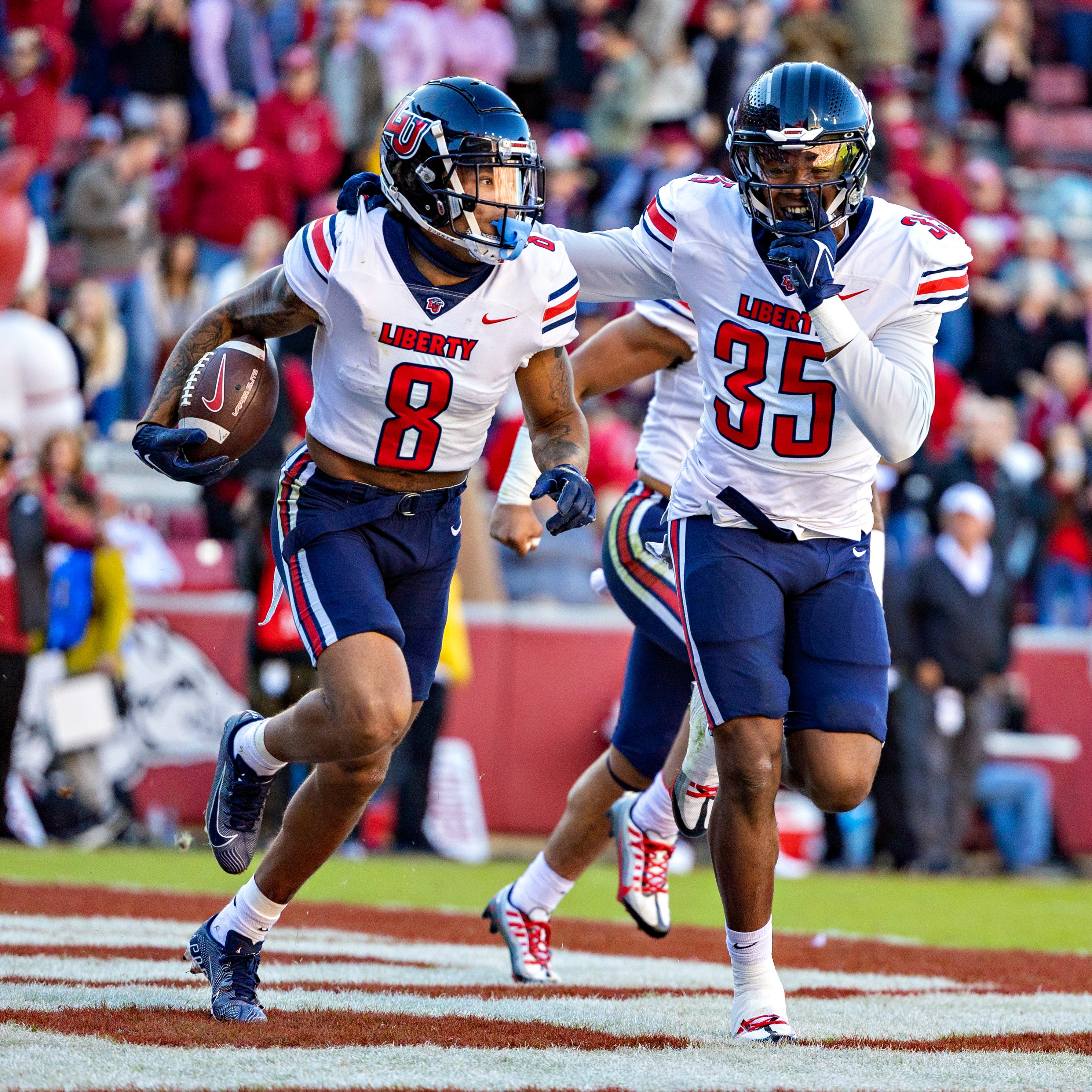 HAPPENING NOW: Liberty transfer defensive back Daijahn Anthony is visiting Ole Miss