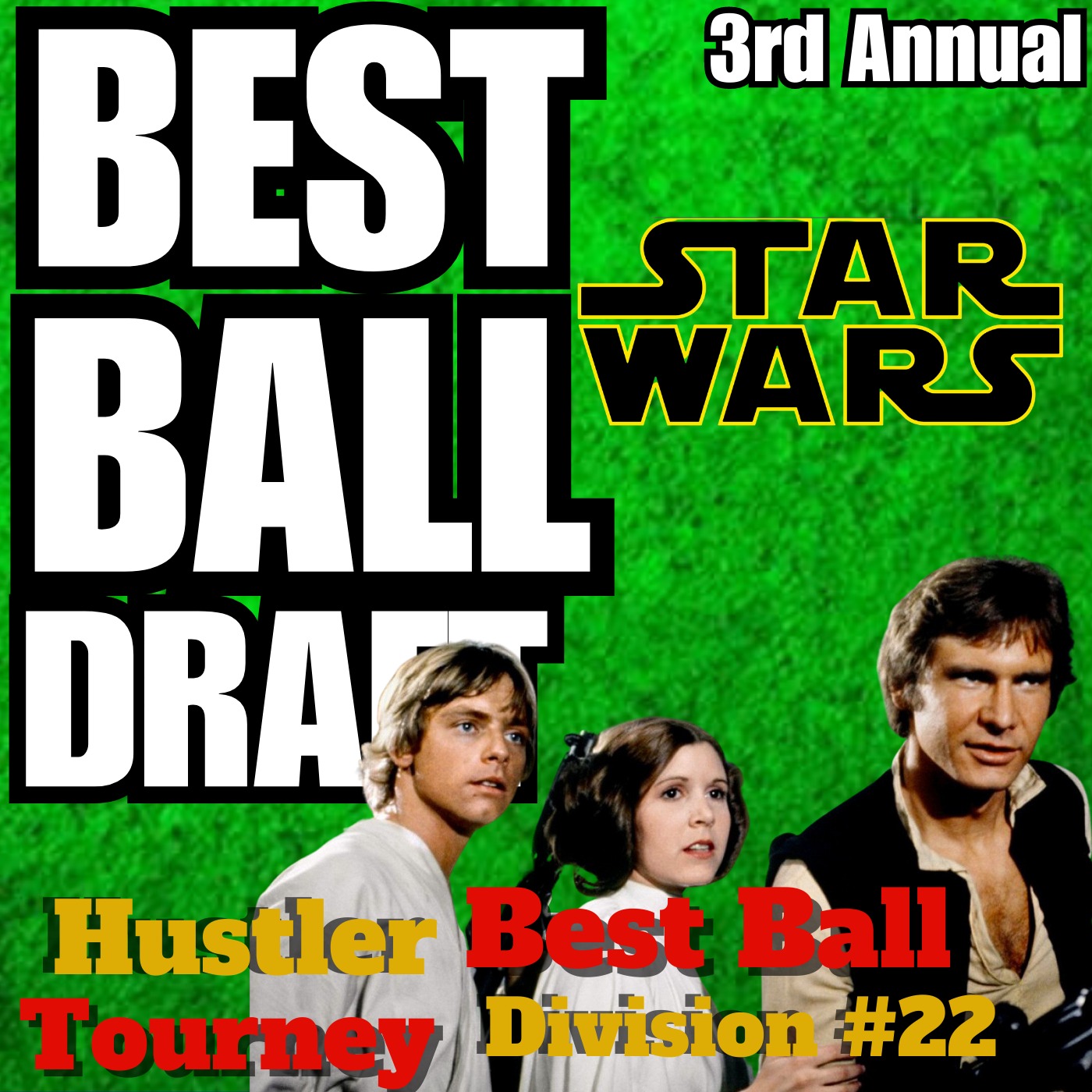 LIVE Best Ball Draft With ROOKIES, #22 STAR WARS Division, Hustler Best Ball Tourney episode artwork