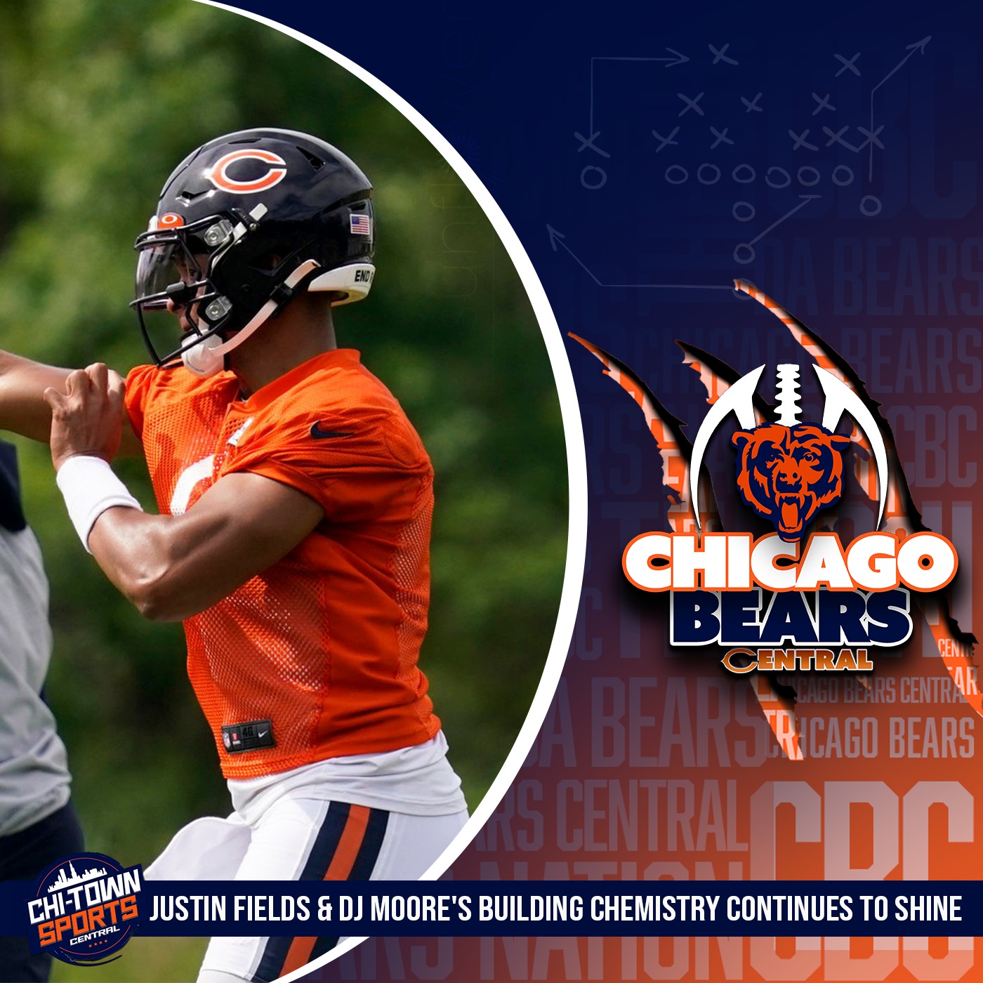 Justin Fields & DJ Moore's Building Chemistry Continues To be The Highlight OF OTAs