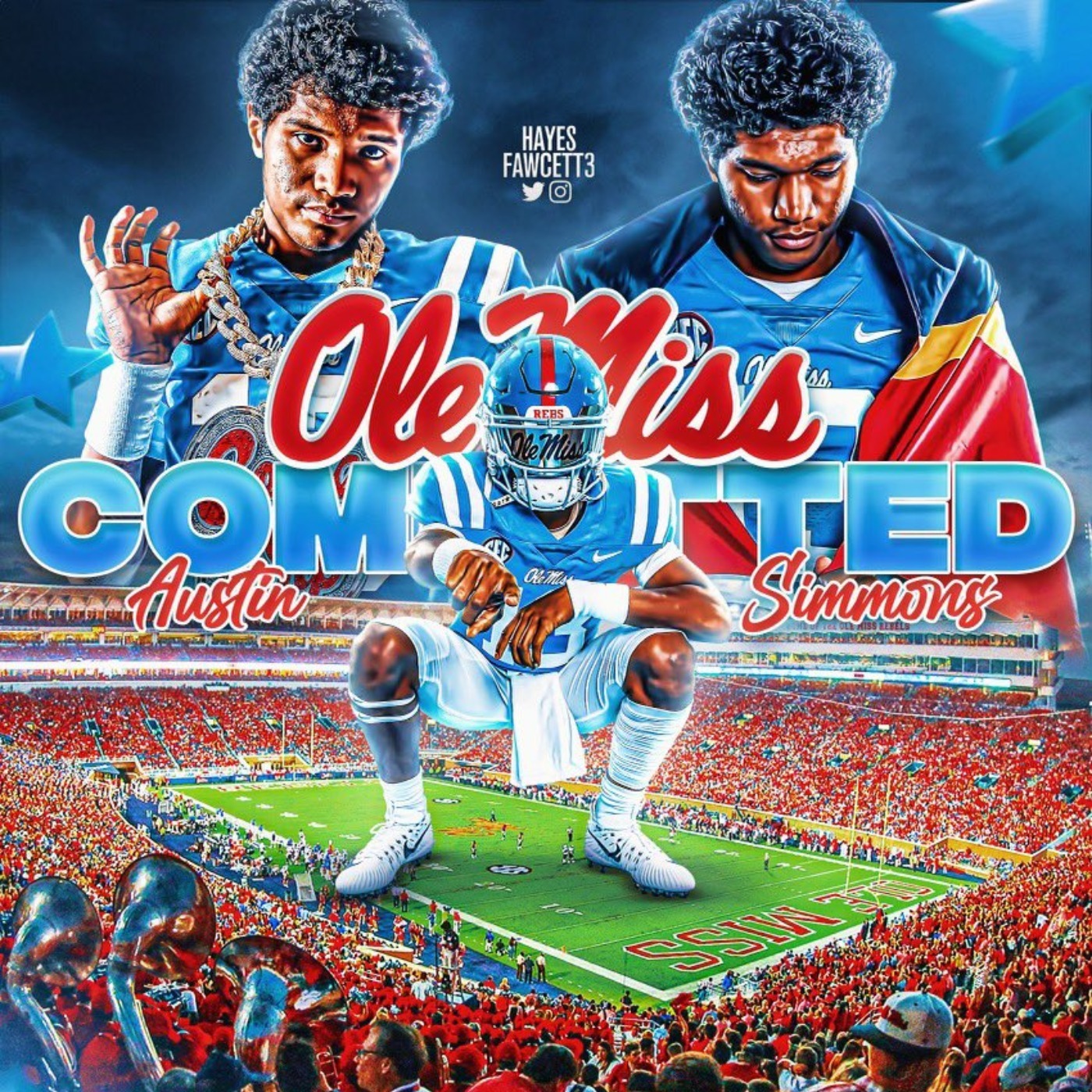 Austin Simmons commits, and Ole Miss has never had a more talented QB room