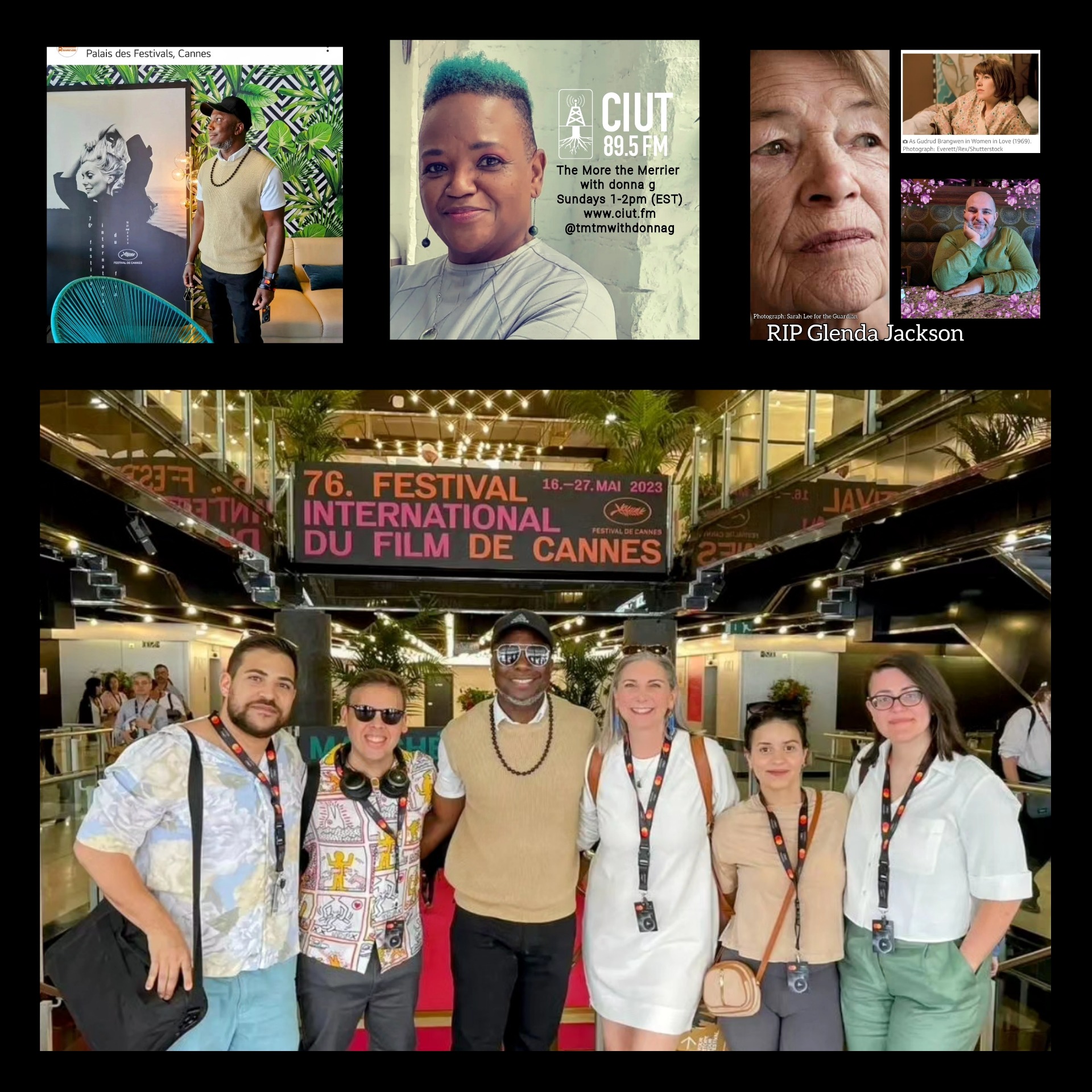 tmtm 18june23 Guests: Kirk Cooper (Filmmarket Access) in Cannes 23 + fan Gordon G reflects on the passing of Glenda Jackson